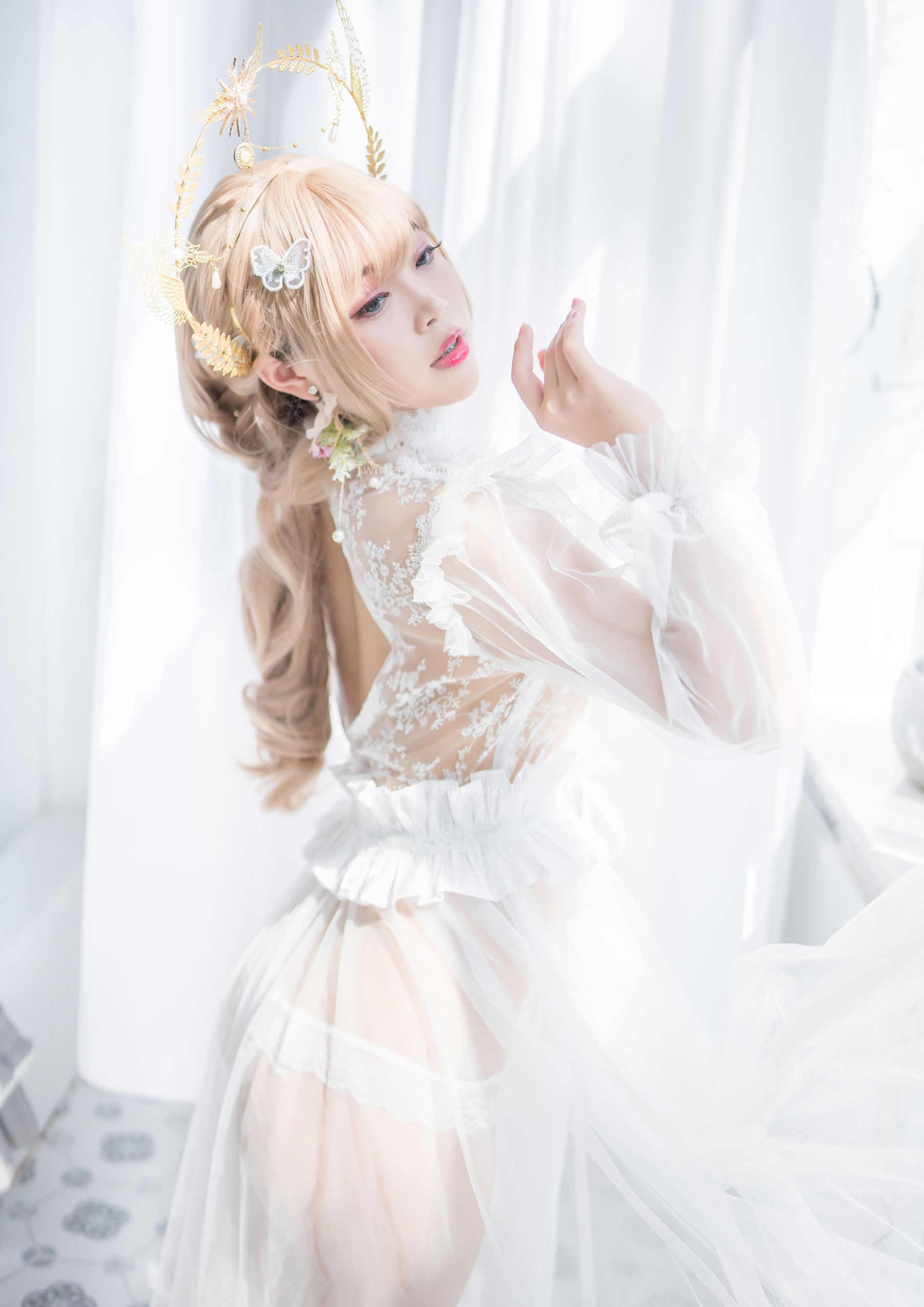 [Cosplay写真] 萌系小姐姐-白烨- - 珍珠花嫁/(66P)