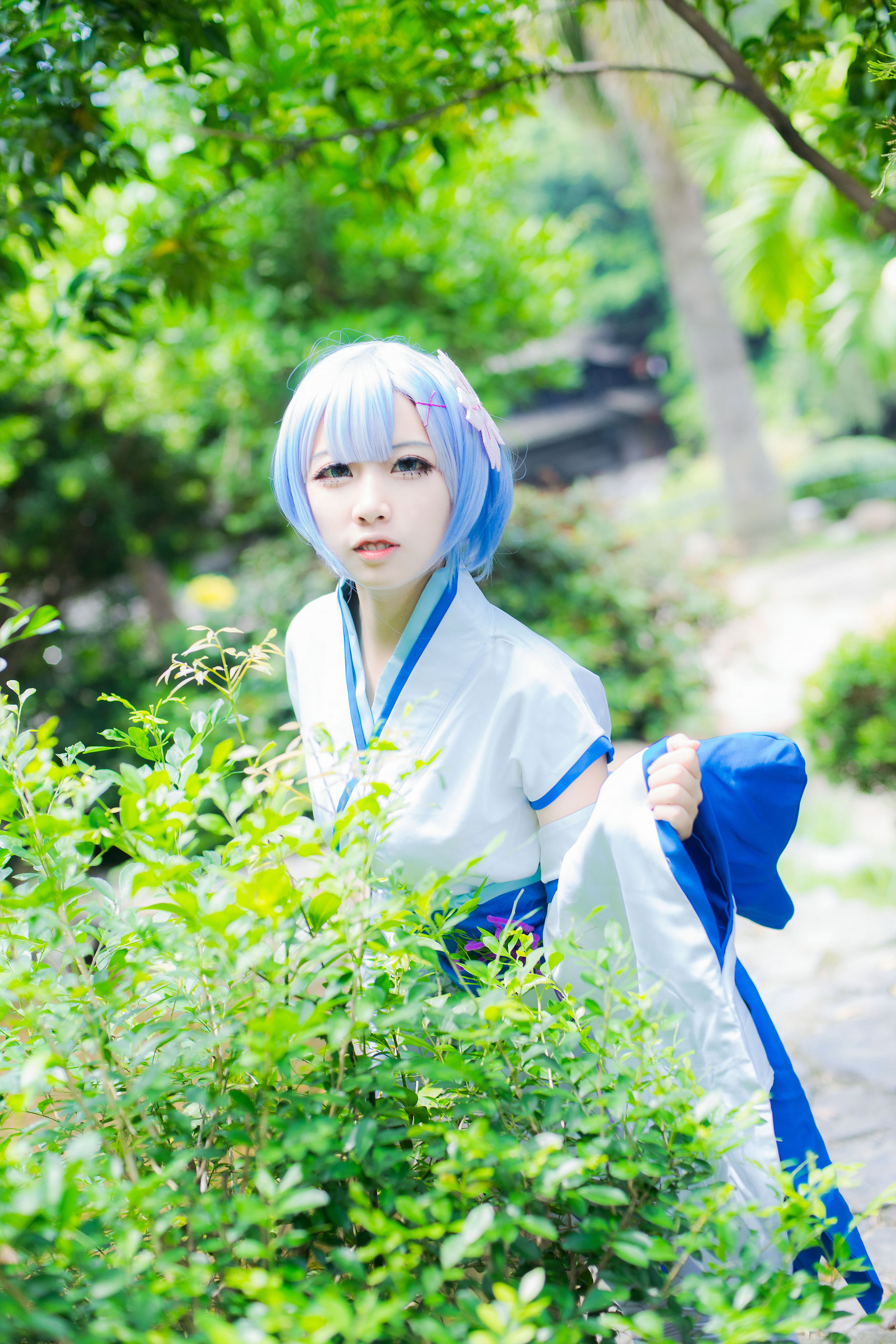 [Cosplay写真] 人气Coser二佐Nisa - 蕾姆幼年/(24P)