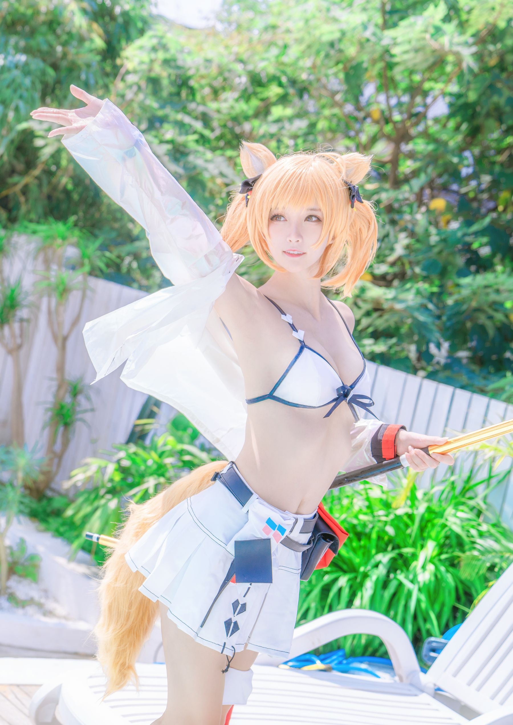 [Cosplay写真] 萌宠博主yui金鱼 - 空泳装/(9P)