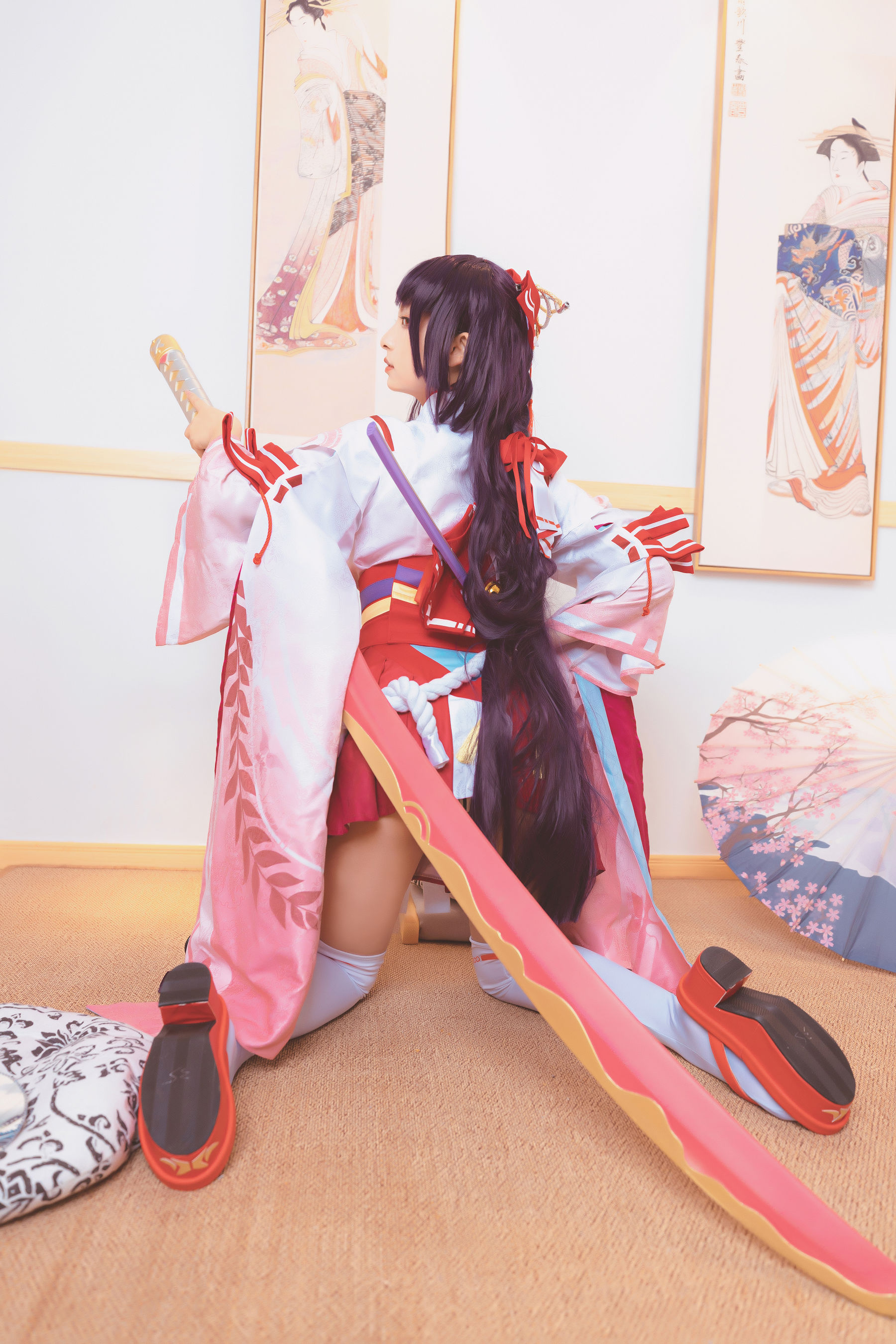 [Cosplay写真] 萝莉神楽坂真冬之刀ノ語/(75P)