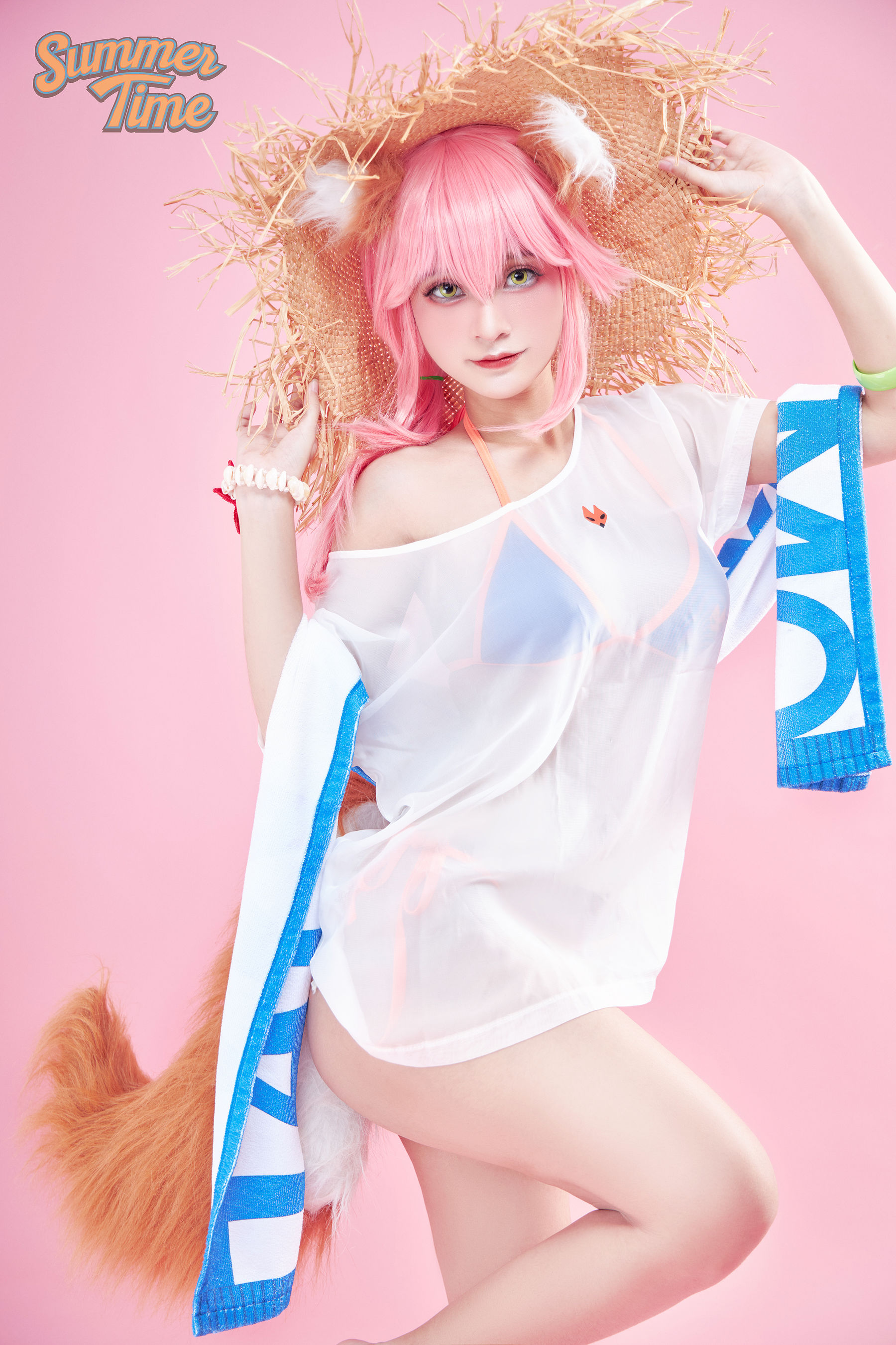 [Cosplay写真] Azami福利 - Tamamo Lancer/(26P)