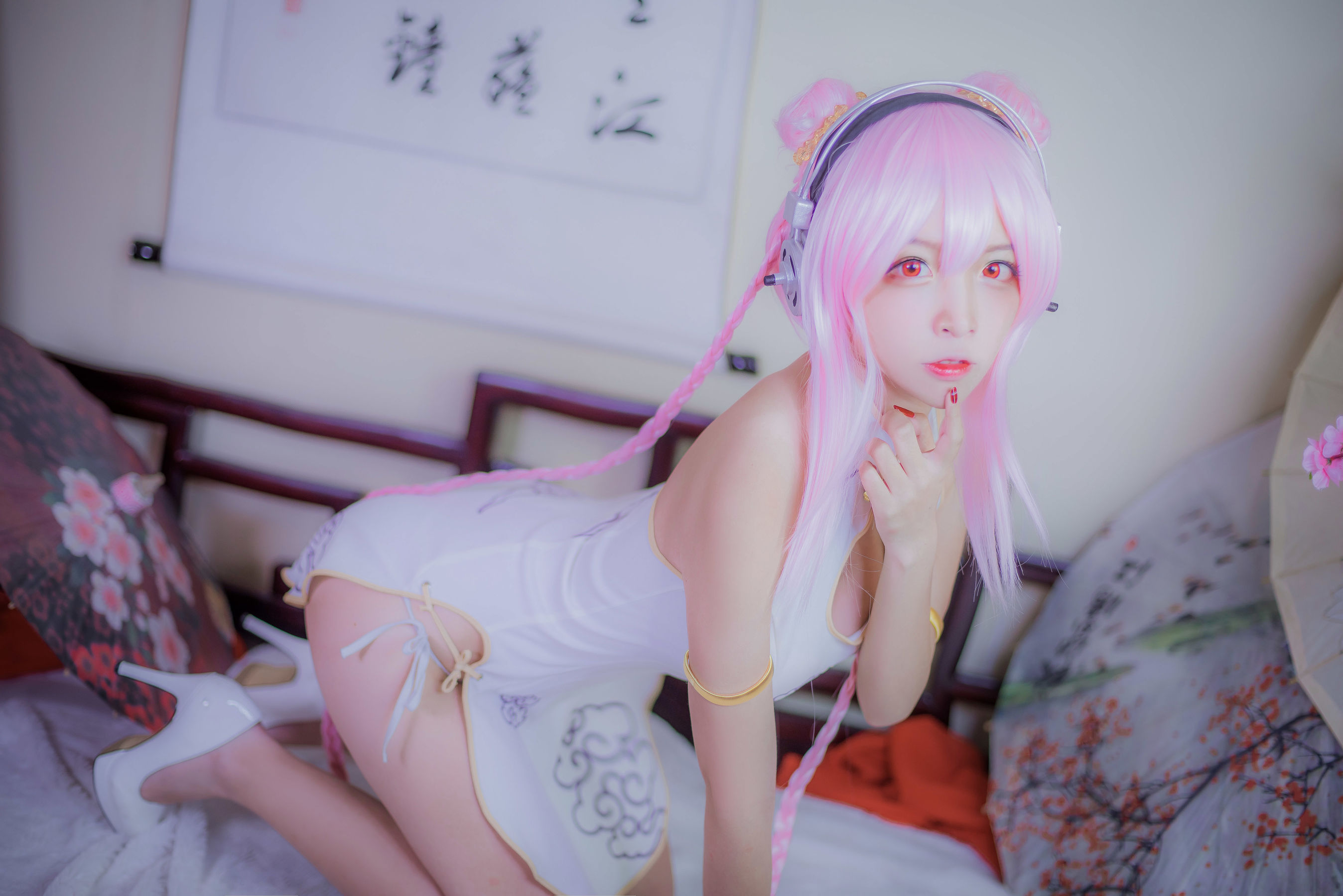 [Cosplay写真] 人气Coser二佐Nisa - 索尼子旗袍/(14P)