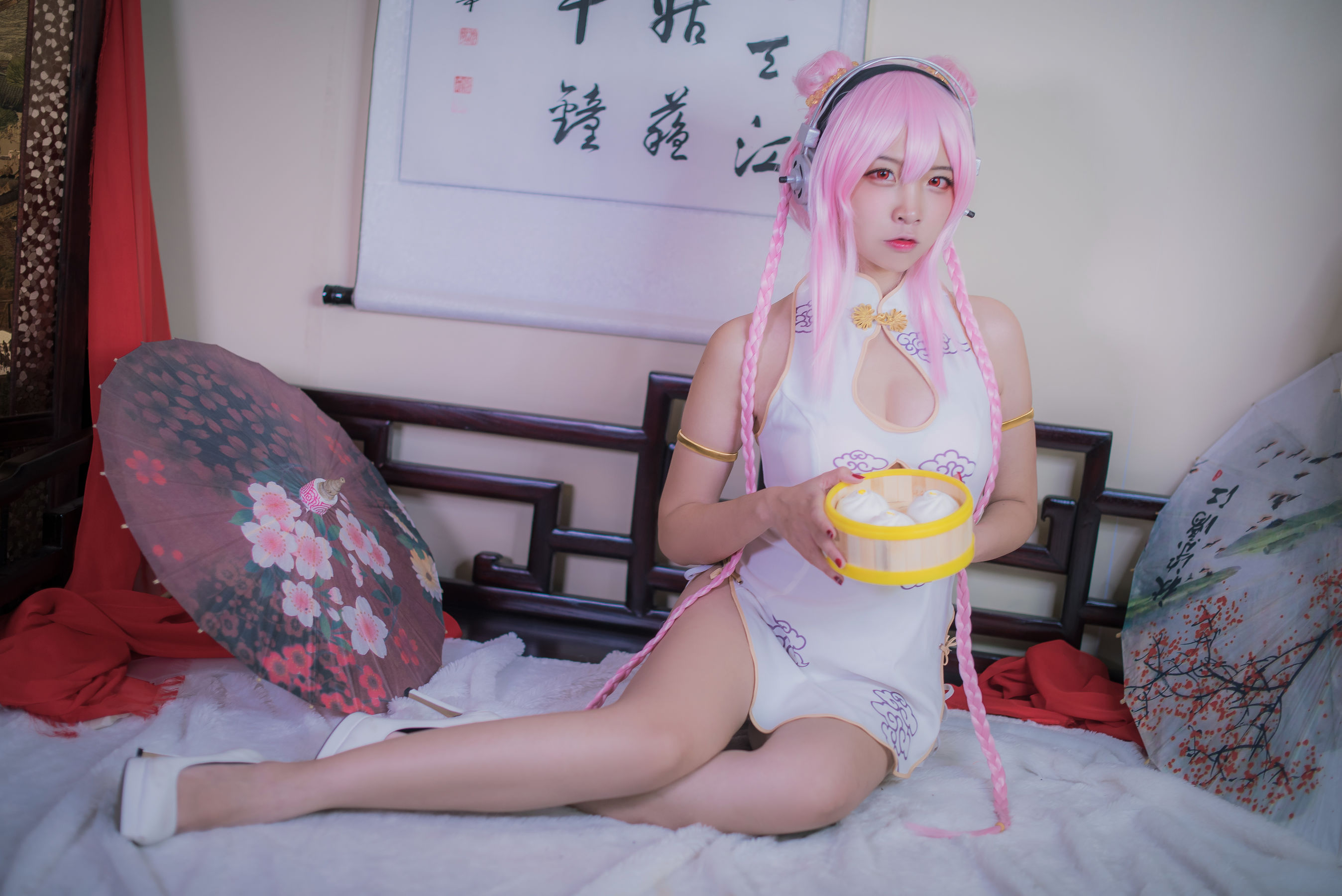 [Cosplay写真] 人气Coser二佐Nisa - 索尼子旗袍/(14P)