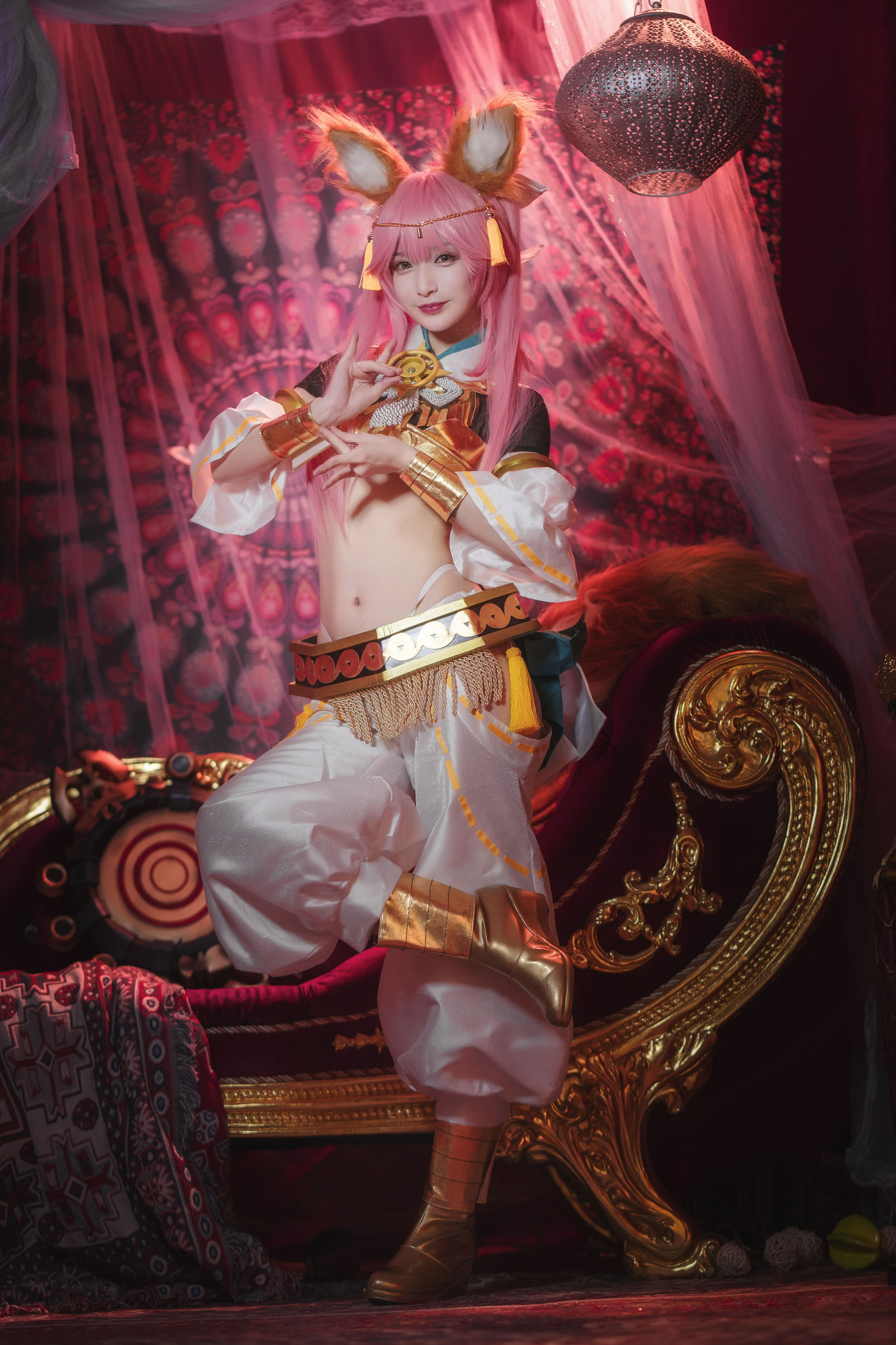 [Cosplay写真] 动漫博主铁板烧鬼舞w - 玉藻前 神话/(20P)