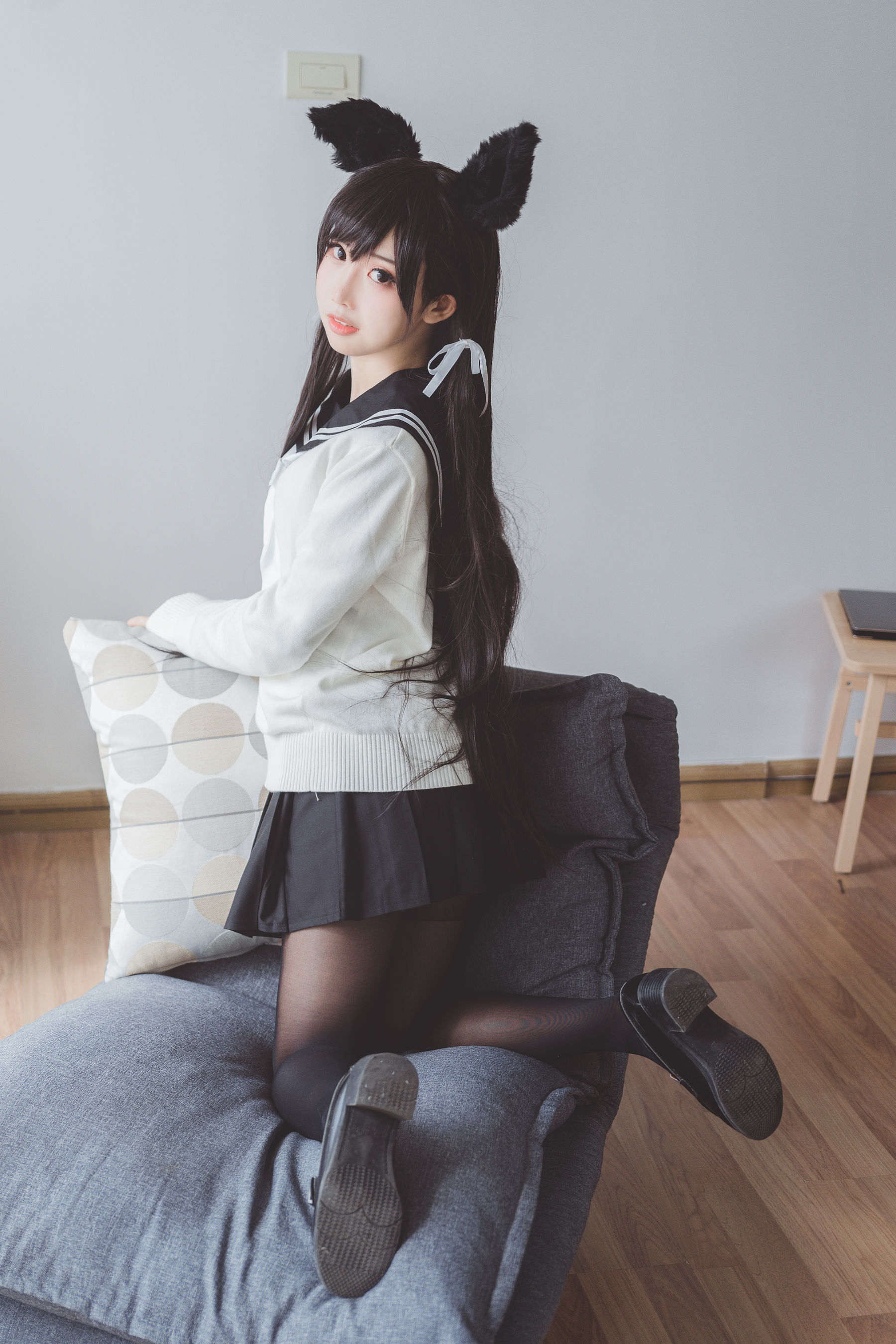 [Cosplay写真] 可爱人气Coser面饼仙儿 - 制服爱宕/(16P)