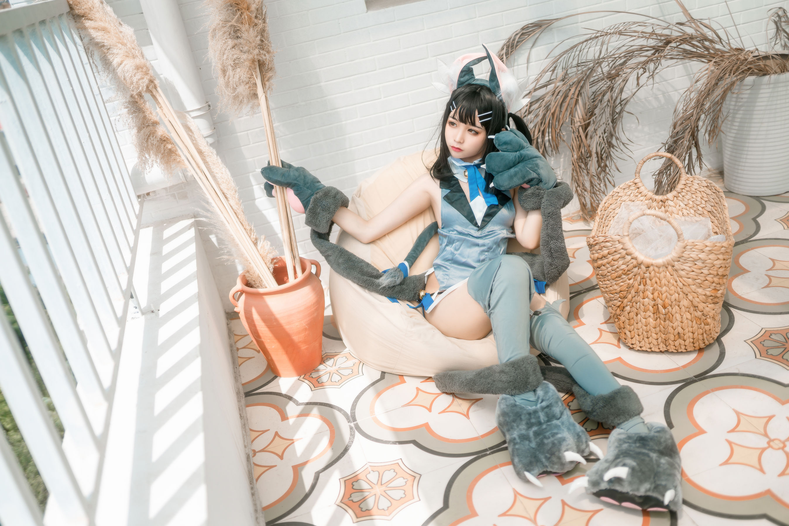 [Cosplay写真] 动漫博主蠢沫沫 - 卫宫美游/(44P)