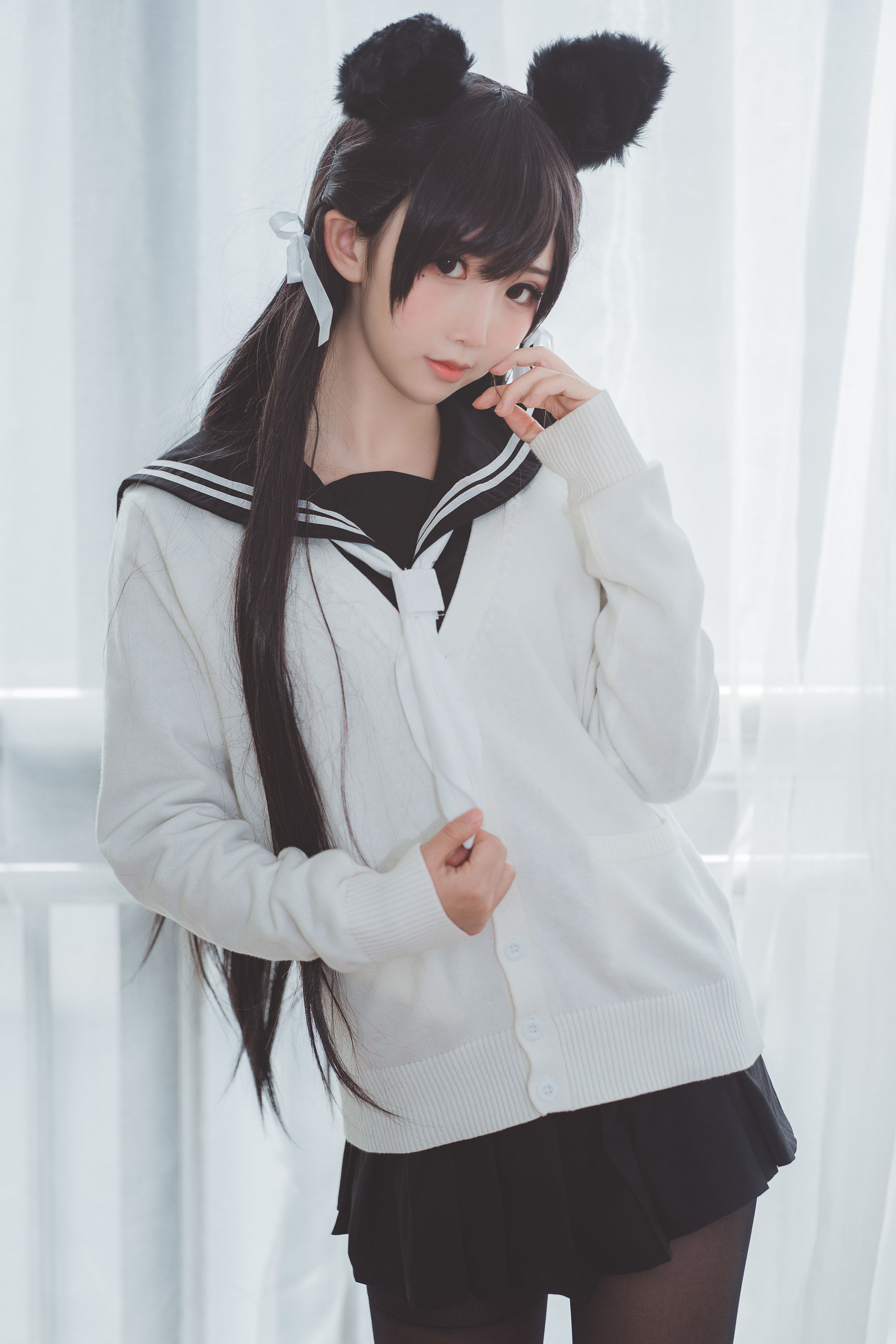 [Cosplay写真] 可爱人气Coser面饼仙儿 - 制服爱宕/(16P)