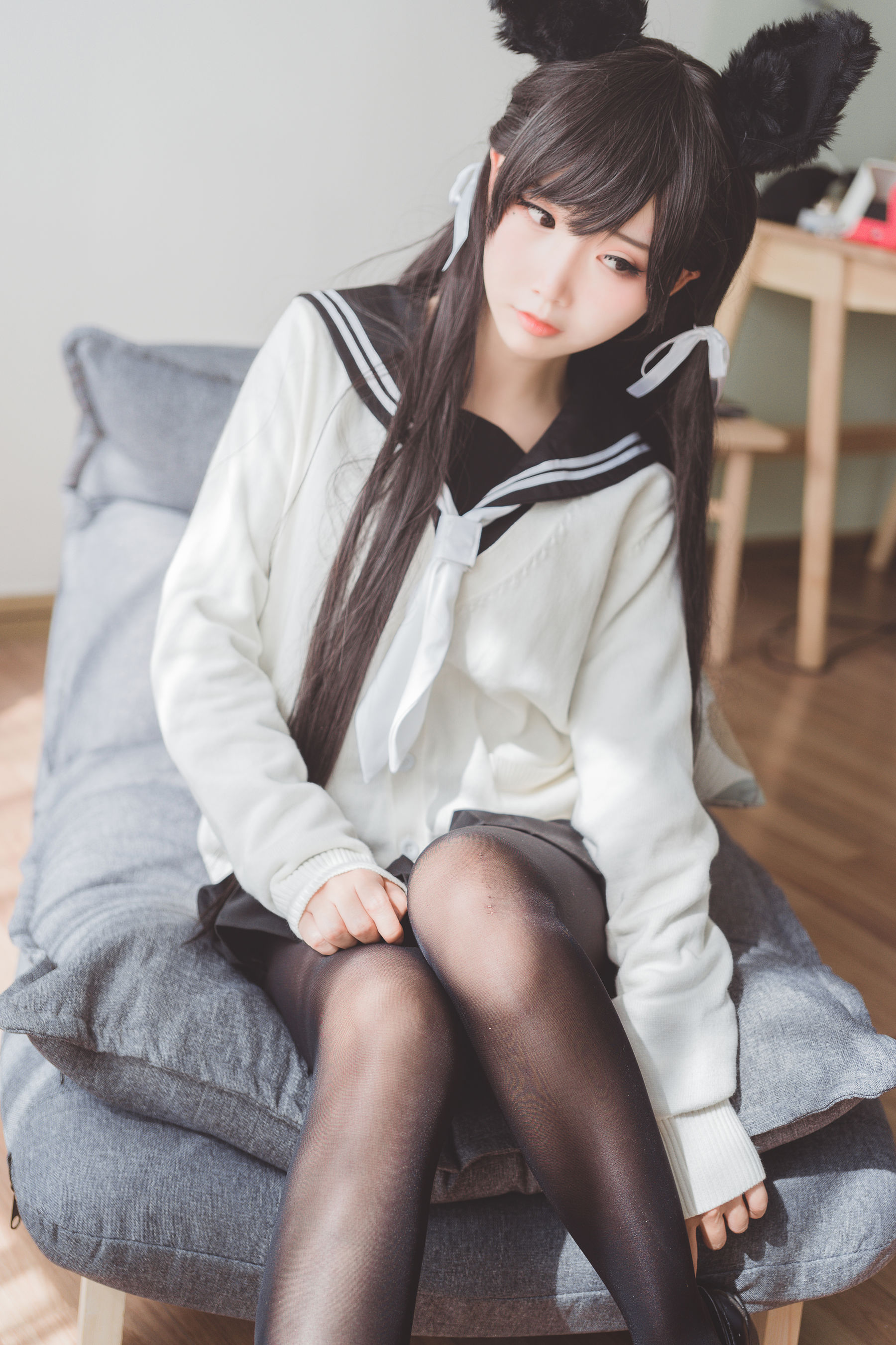 [Cosplay写真] 可爱人气Coser面饼仙儿 - 制服爱宕/(16P)