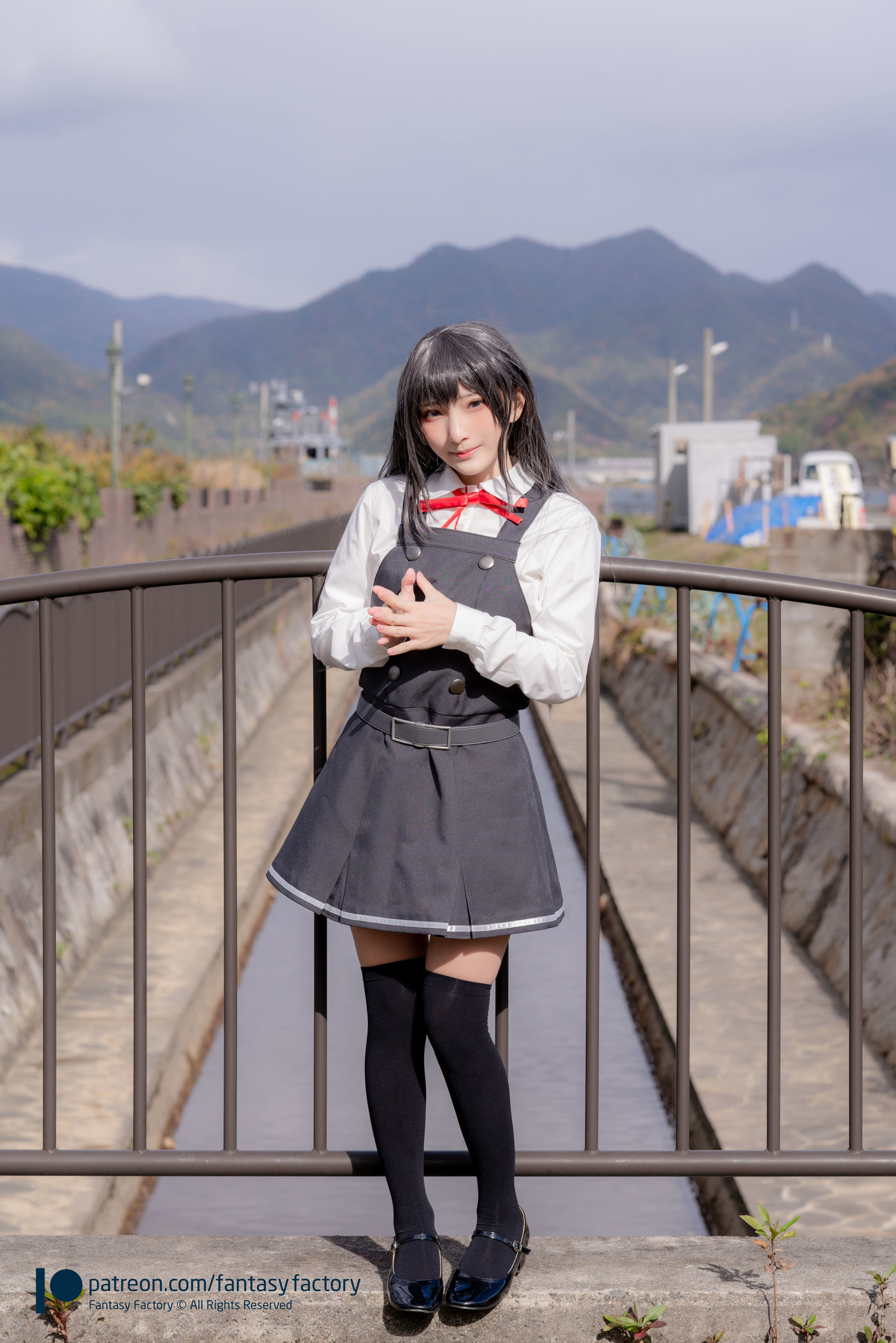 [COS福利] 小丁Cosplay 2020.01 [Fantasy Factory] 黑丝 和服 JK/(89P)