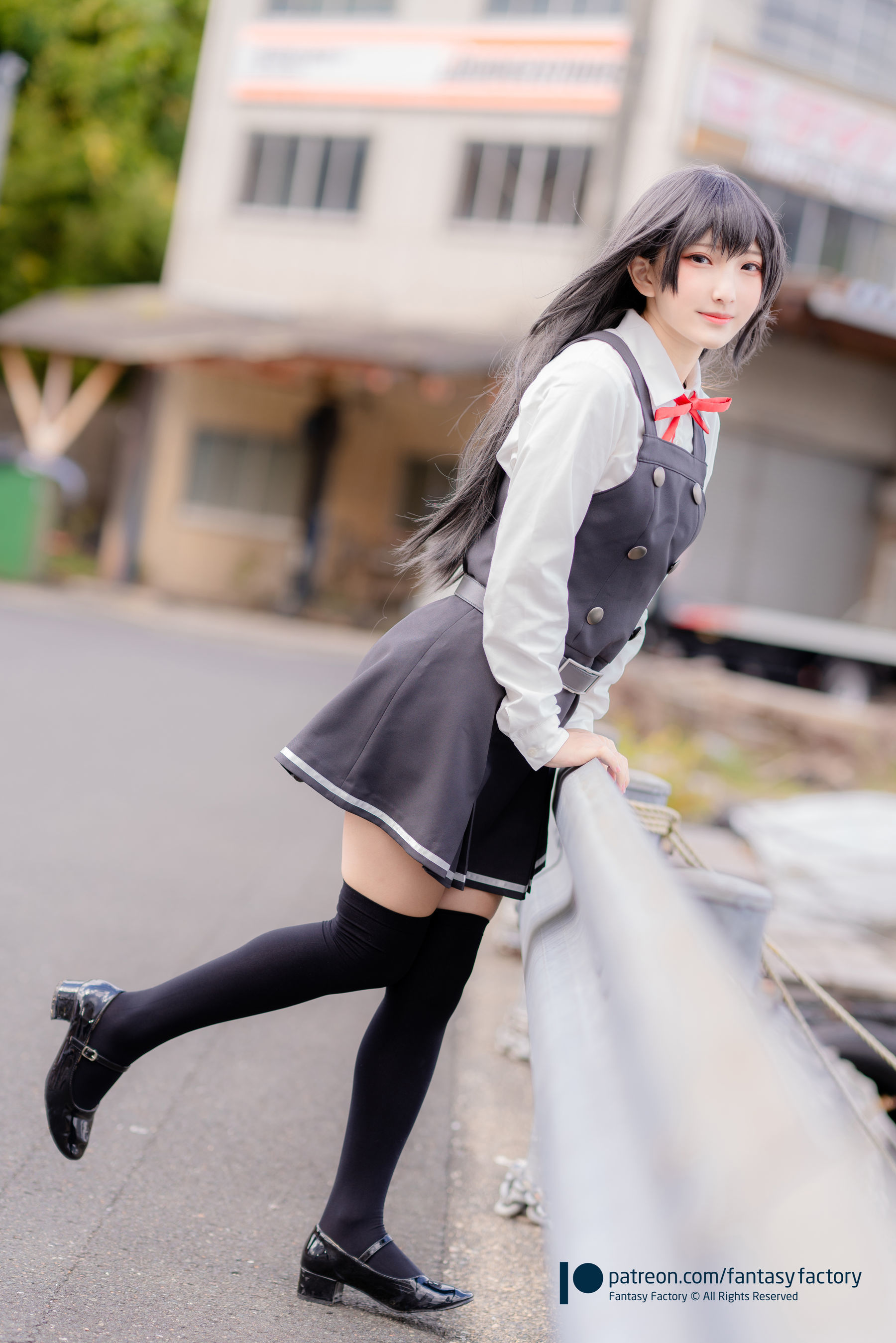 [COS福利] 小丁Cosplay 2020.01 [Fantasy Factory] 黑丝 和服 JK/(89P)