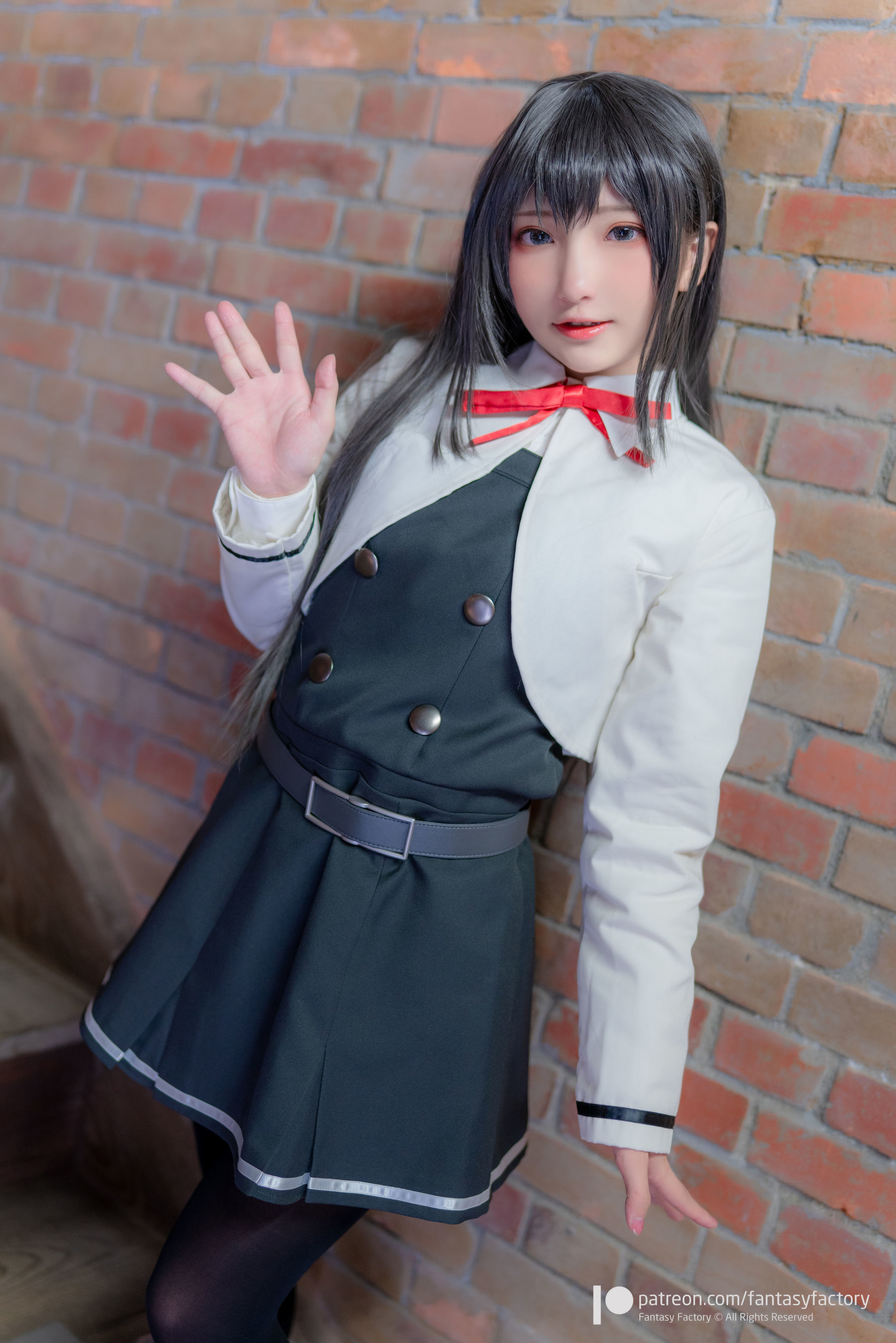 [COS福利] 小丁Cosplay 2020.01 [Fantasy Factory] 黑丝 和服 JK/(89P)