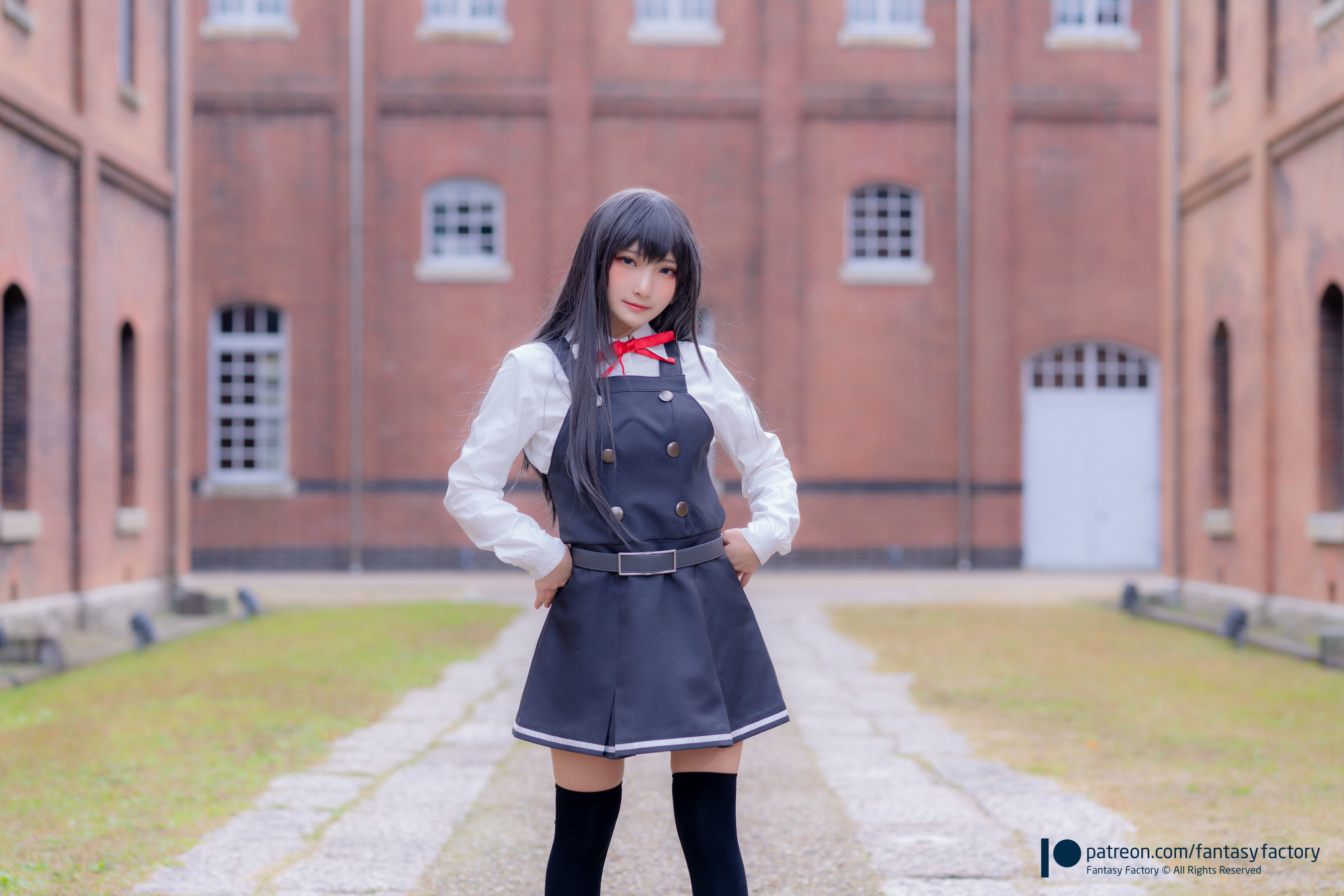 [COS福利] 小丁Cosplay 2020.01 [Fantasy Factory] 黑丝 和服 JK/(89P)