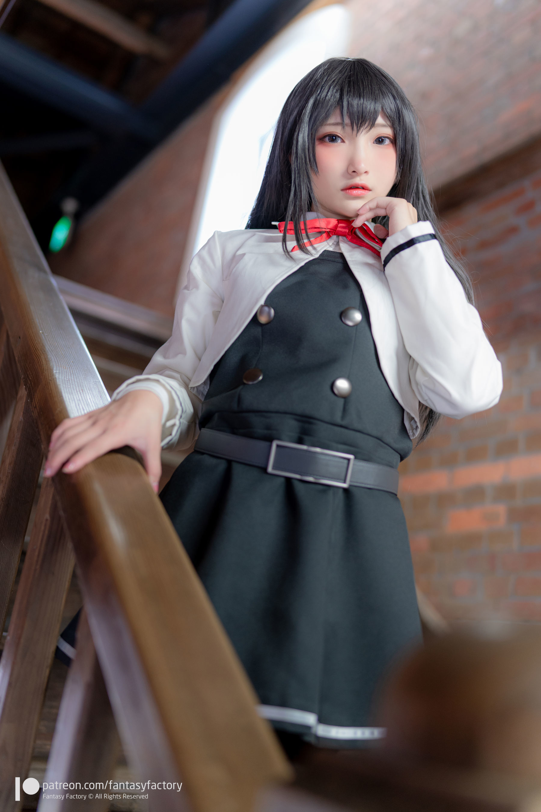 [COS福利] 小丁Cosplay 2020.01 [Fantasy Factory] 黑丝 和服 JK/(89P)