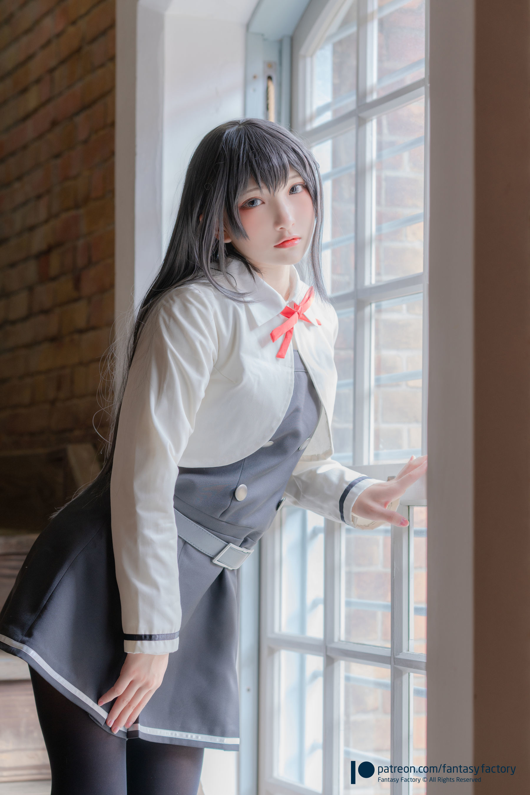 [COS福利] 小丁Cosplay 2020.01 [Fantasy Factory] 黑丝 和服 JK/(89P)