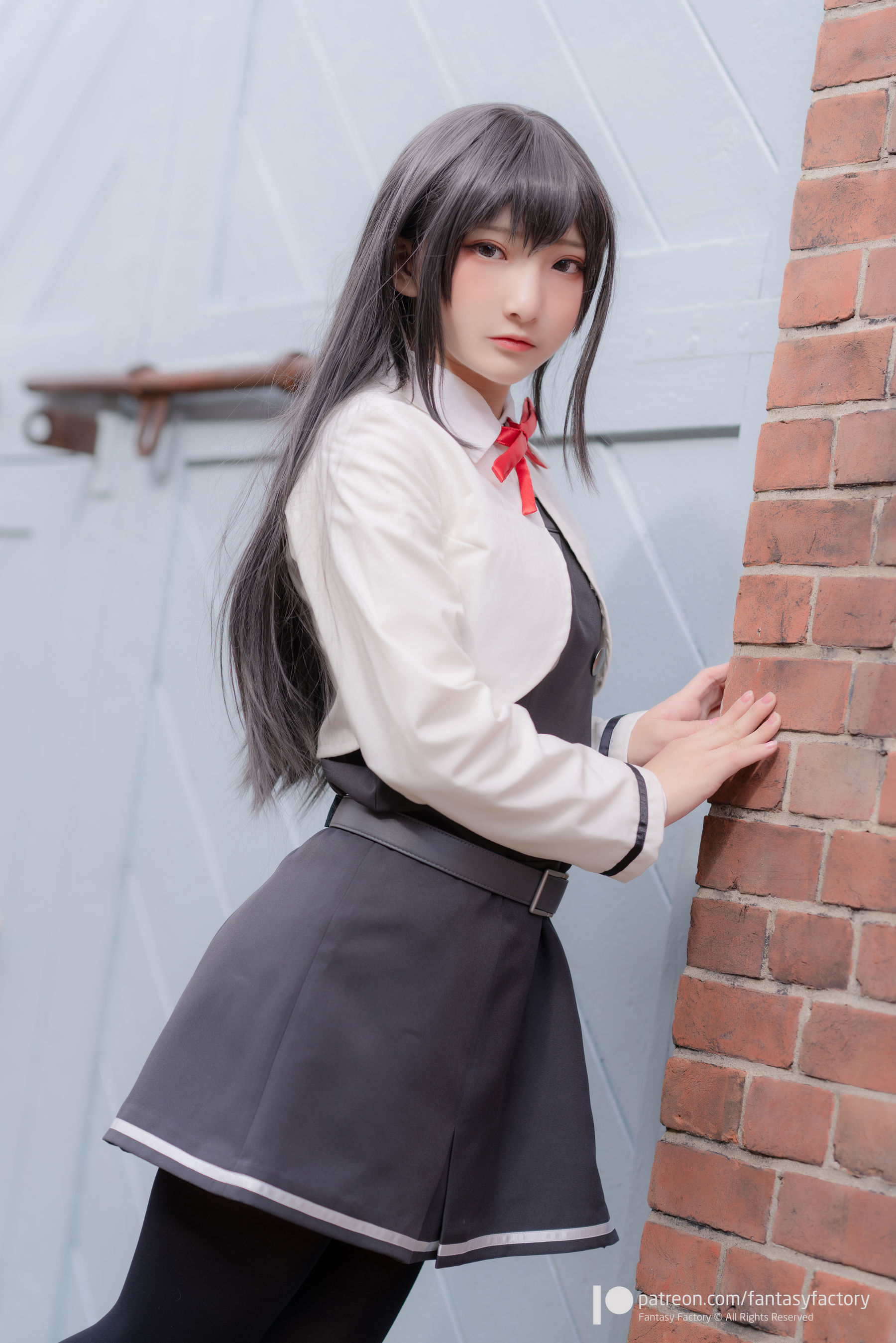 [COS福利] 小丁Cosplay 2020.01 [Fantasy Factory] 黑丝 和服 JK/(89P)