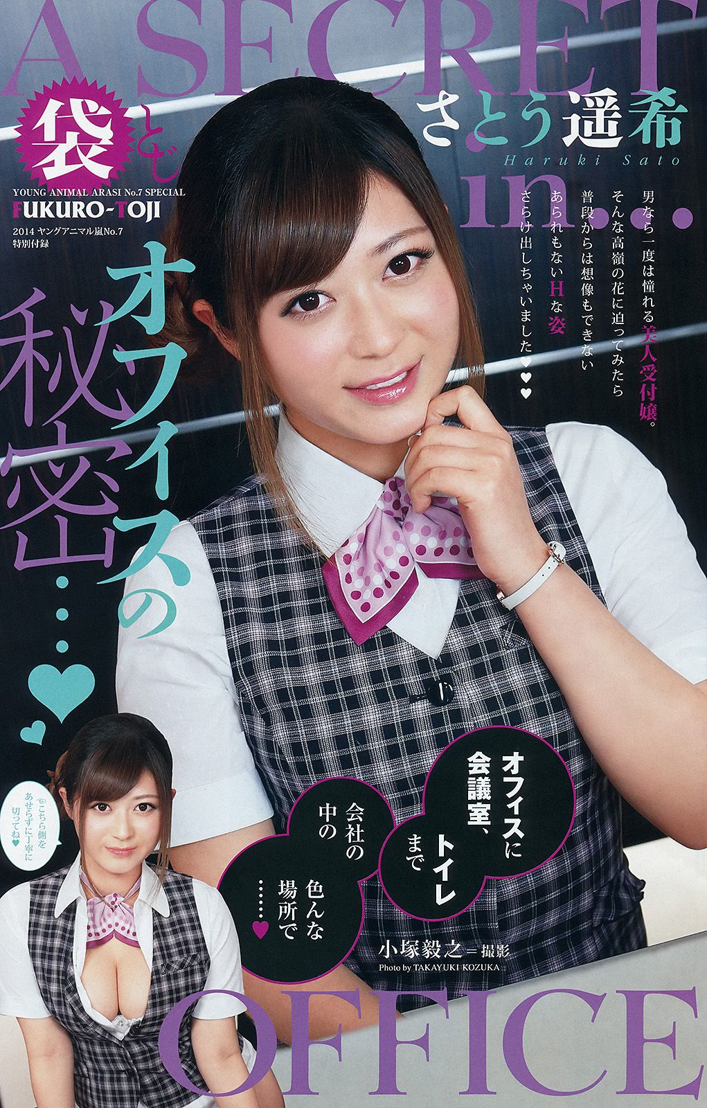 山中知恵 高崎聖子 さとう遙希 桃谷エリカ [Young Animal Arashi 岚特刊] No.07 2014年 写真杂志/(21P)