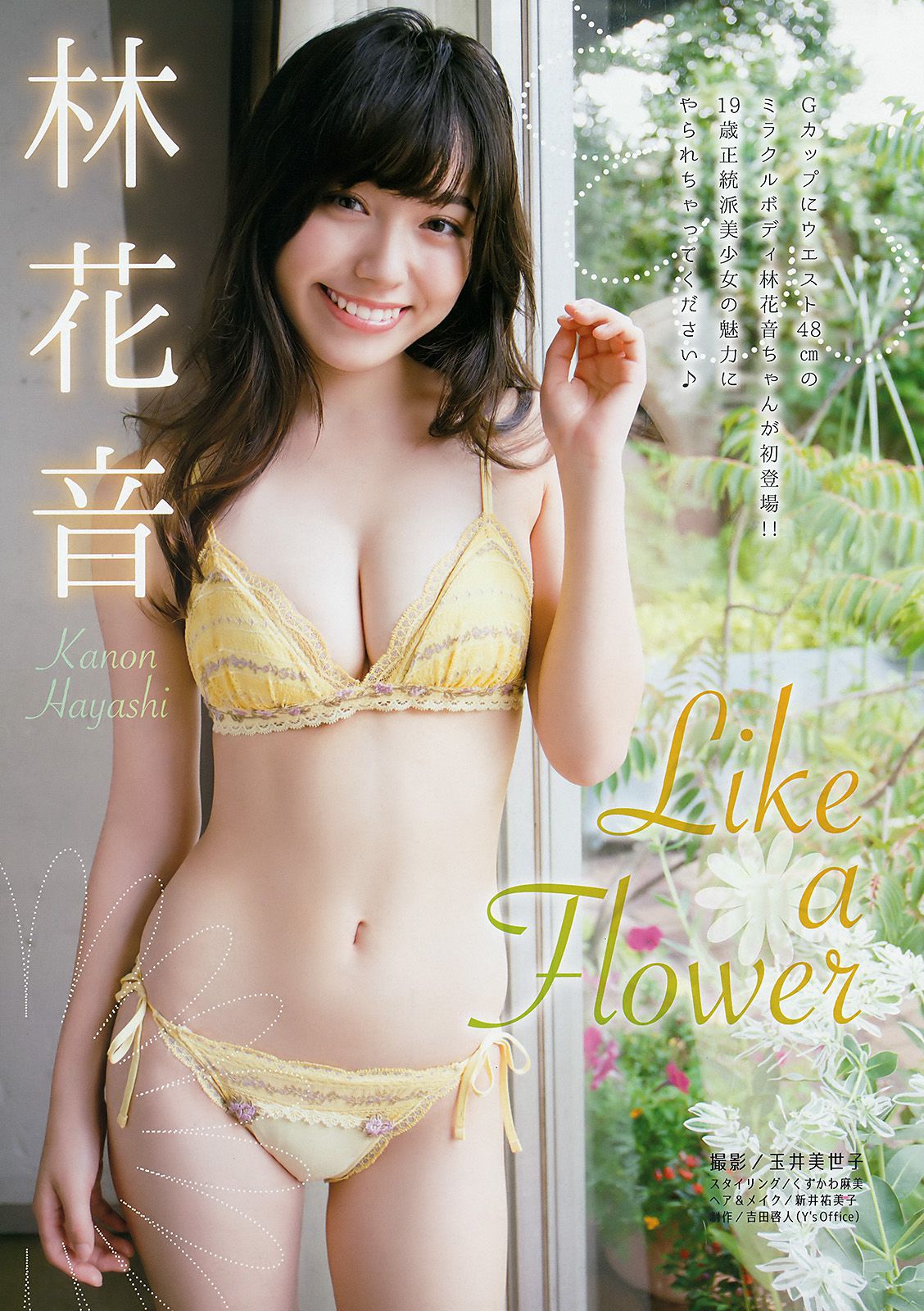 RaMu 林花音 [Young Animal] 2017年No.18 写真杂志/(17P)