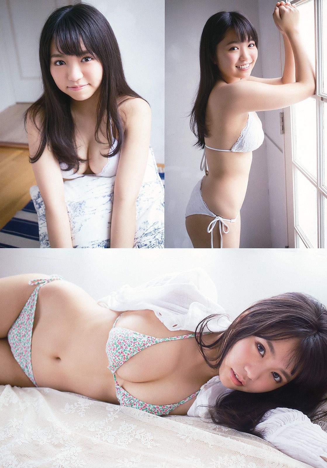 澤北るな 滝口ひかり 大原優乃 長澤茉里奈 [Young Animal] 2017年No.14 写真杂志/(30P)