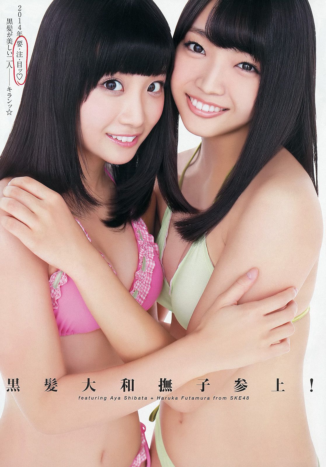 松井玲奈 柴田阿弥 二村春香 [Young Animal] 2014年No.02 写真杂志/(15P)