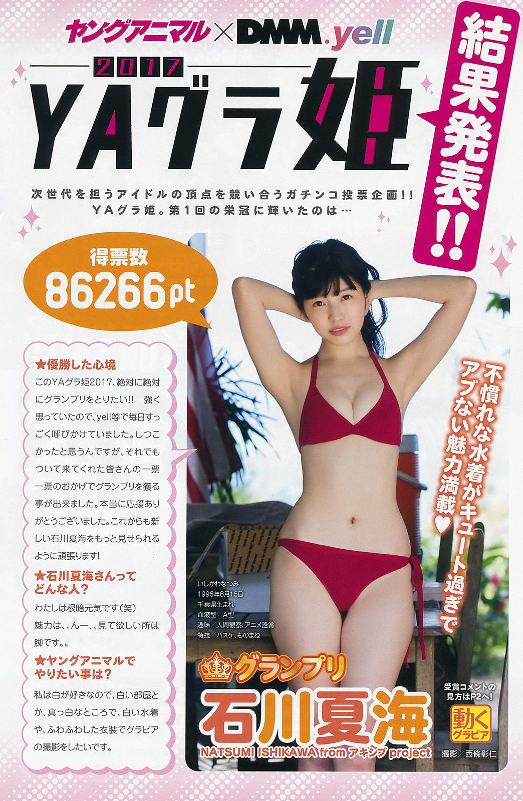 宮脇咲良 兒玉遥 井上由莉耶 駒田京伽 [Young Animal] 2017年No.03 写真杂志/(20P)