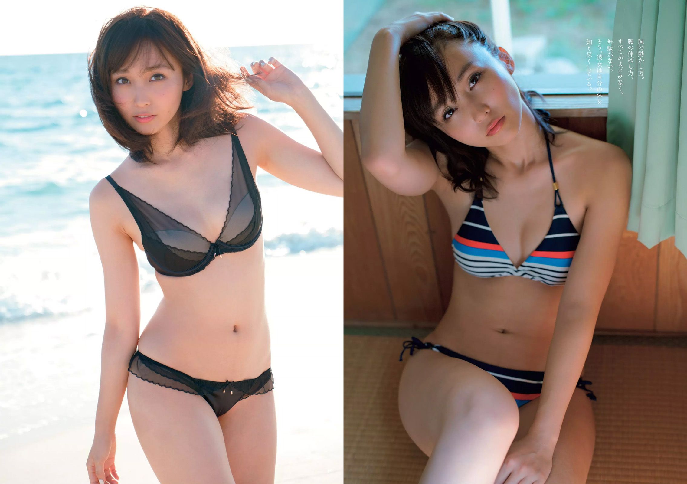 伊東紗冶子 美馬怜子 杉本有美 佐藤麗奈 吉木りさ 遠山茜子 七菜乃 [Weekly Playboy] 2016年No.36 写真杂志/(25P)