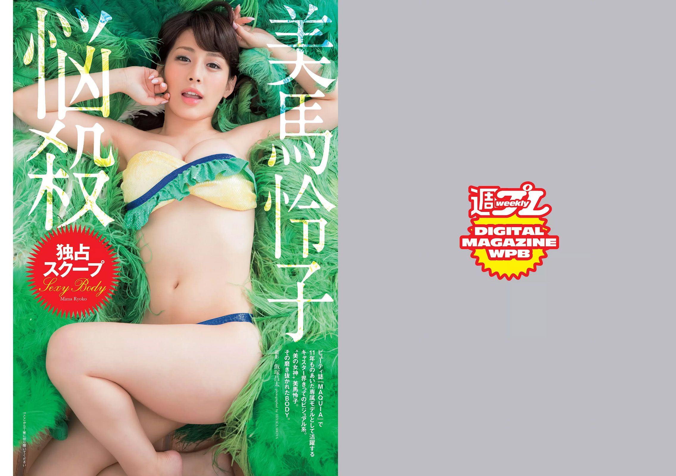 伊東紗冶子 美馬怜子 杉本有美 佐藤麗奈 吉木りさ 遠山茜子 七菜乃 [Weekly Playboy] 2016年No.36 写真杂志/(25P)