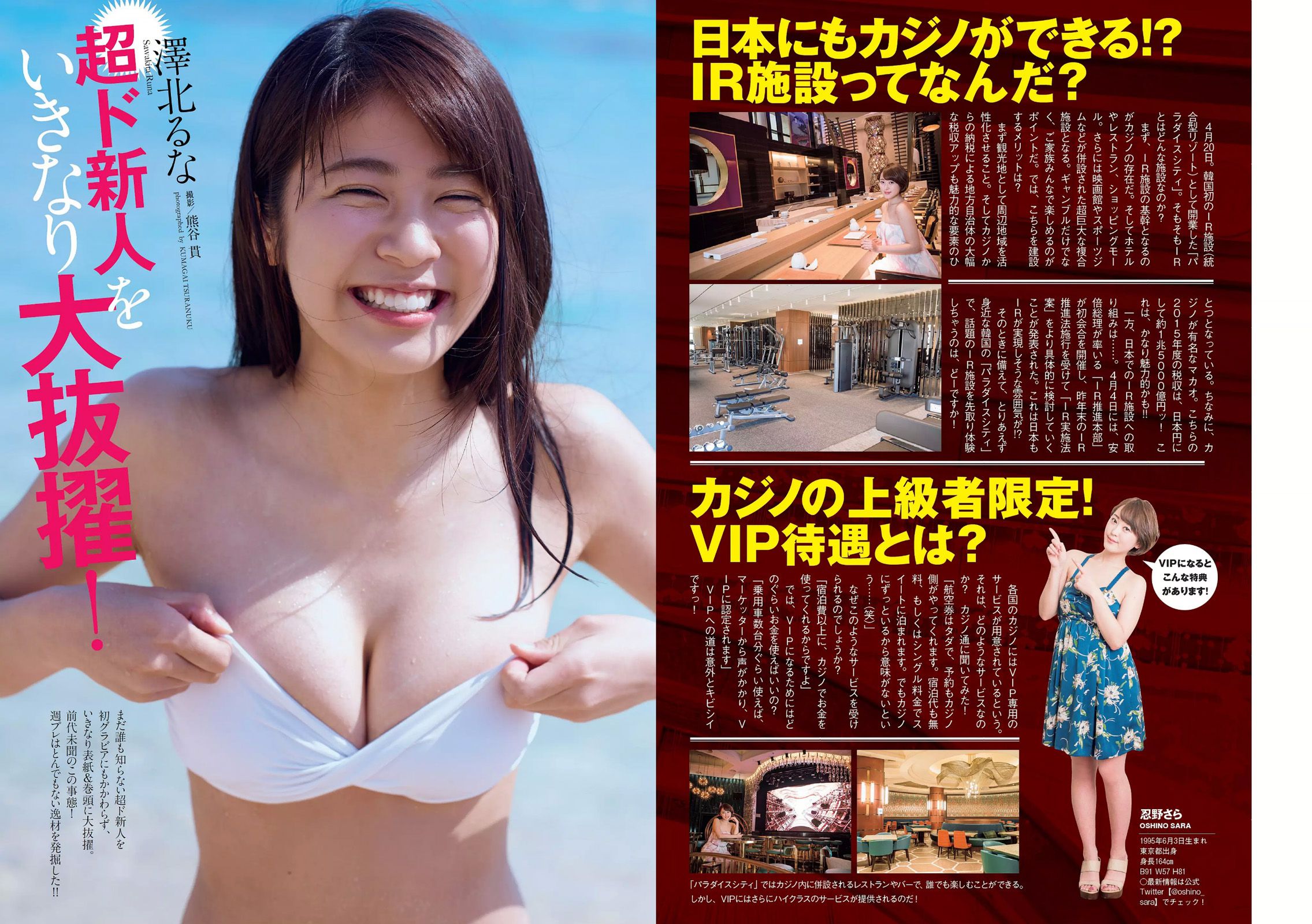 馬場ふみか 山根千佳 柳ゆり菜 岡田奈々 橋本梨菜 小日向結衣 [Weekly Playboy] 2017年No.22 写真杂志/(31P)