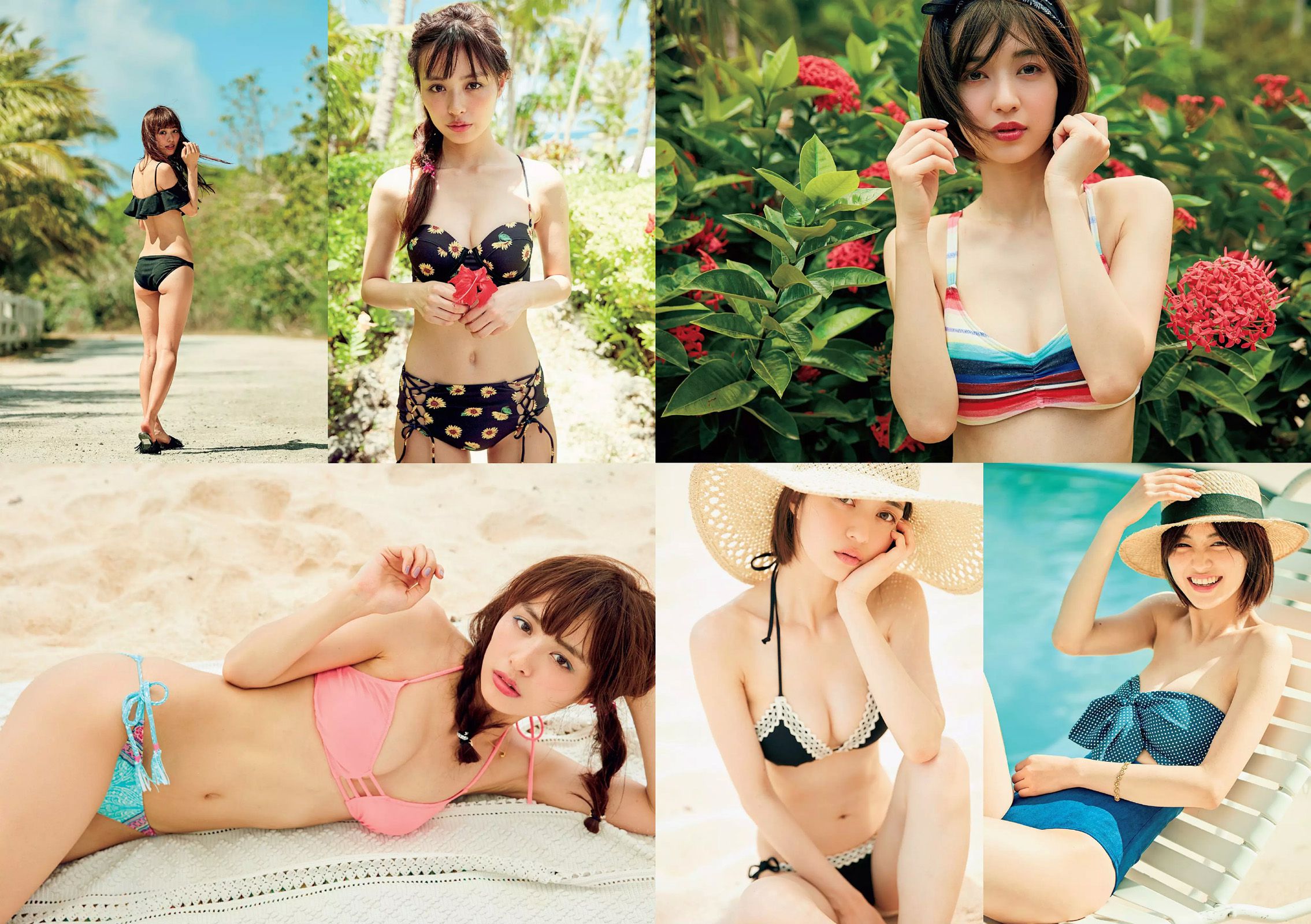 久松郁実 逢沢りな 内田理央 安藤咲桜 優香 瀧内公美 吉田里深 [Weekly Playboy] 2016年No.29 写真杂志/(25P)