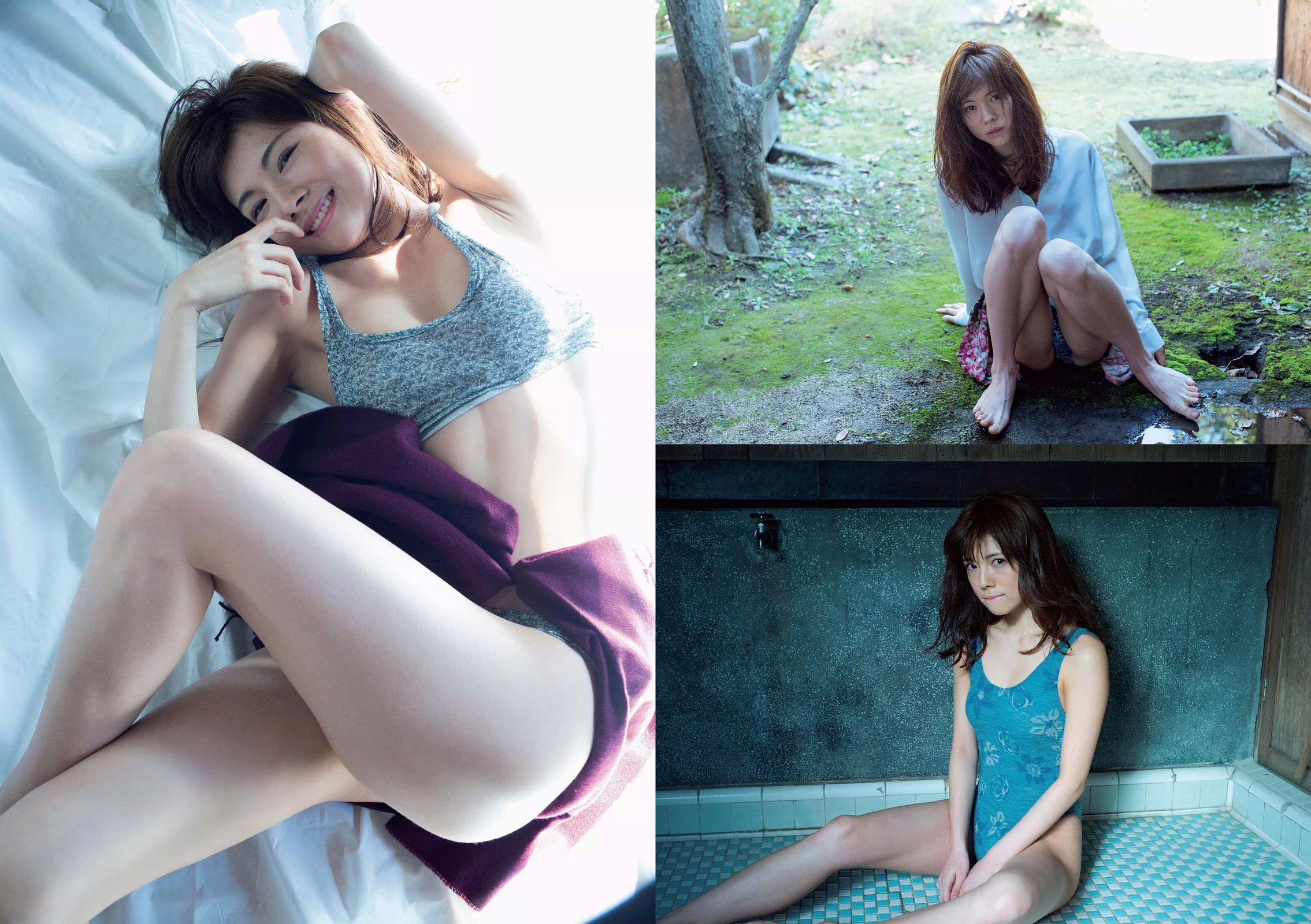 マギー 柴田かよこ 青山ひかる 松川佑依子 山本彩 西野七瀬 大澤玲美 [Weekly Playboy] 2015年No.09 写真杂志/(28P)