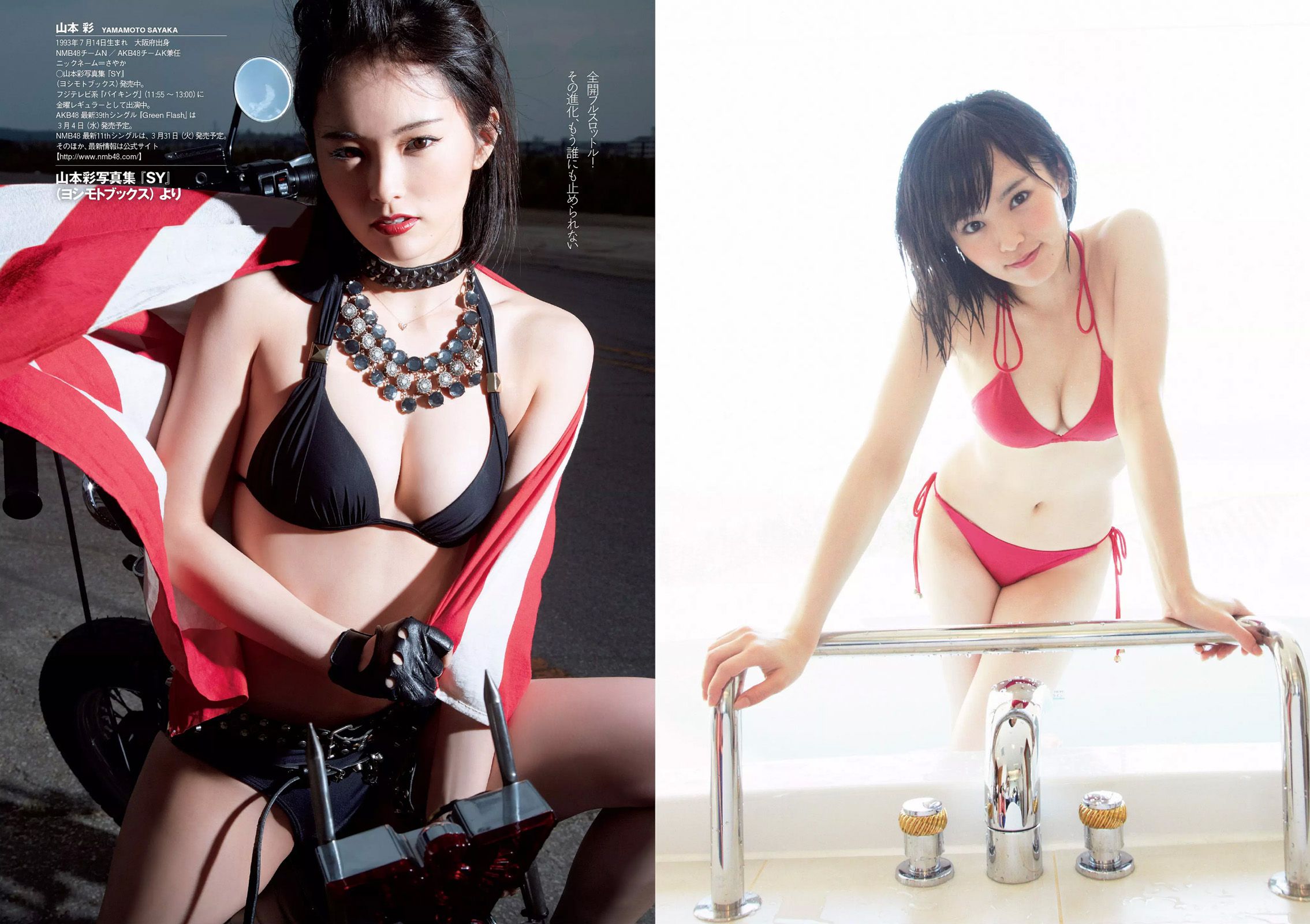 マギー 柴田かよこ 青山ひかる 松川佑依子 山本彩 西野七瀬 大澤玲美 [Weekly Playboy] 2015年No.09 写真杂志/(28P)