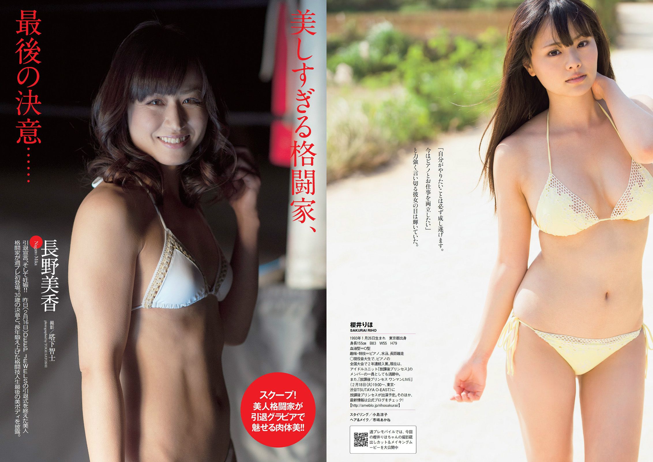 筧美和子 小嶋真子 松浦雅 壇蜜 矢吹春奈 櫻井りほ 新倉まお 白石茉莉奈 [Weekly Playboy] 2014年No.09 写真杂志/(28P)