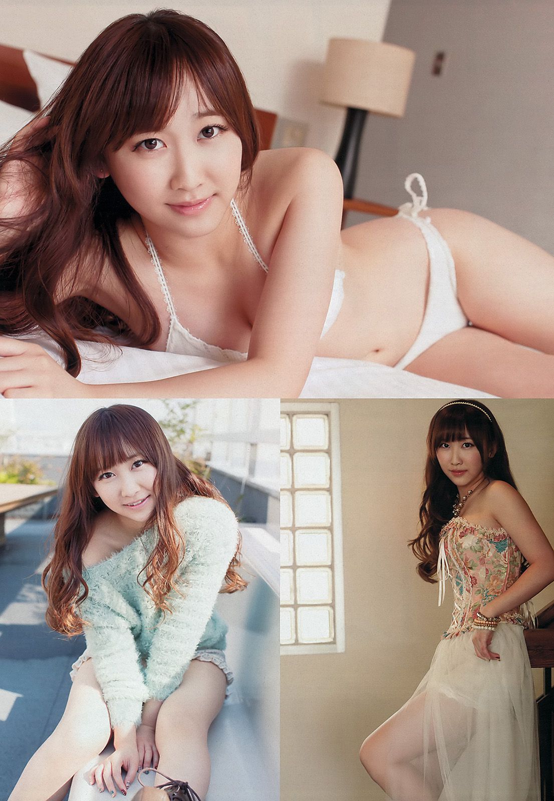 島崎遙香 横山由依 仁藤萌乃 水崎綾女 鈴木ちなみ 岩﨑名美 [Weekly Playboy] 2012年No.51 写真杂志/(36P)