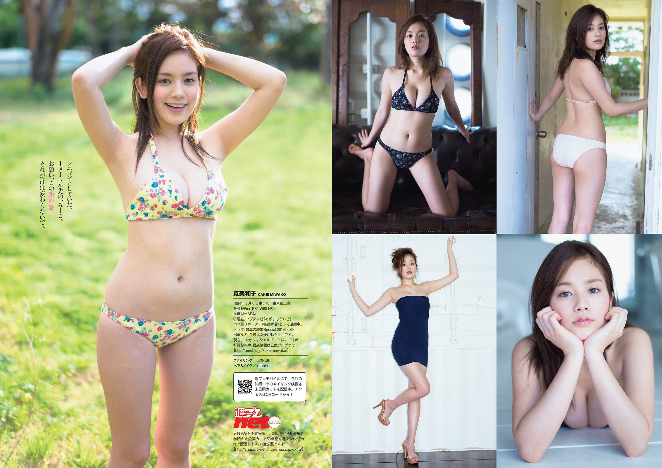 筧美和子 小嶋真子 松浦雅 壇蜜 矢吹春奈 櫻井りほ 新倉まお 白石茉莉奈 [Weekly Playboy] 2014年No.09 写真杂志/(28P)