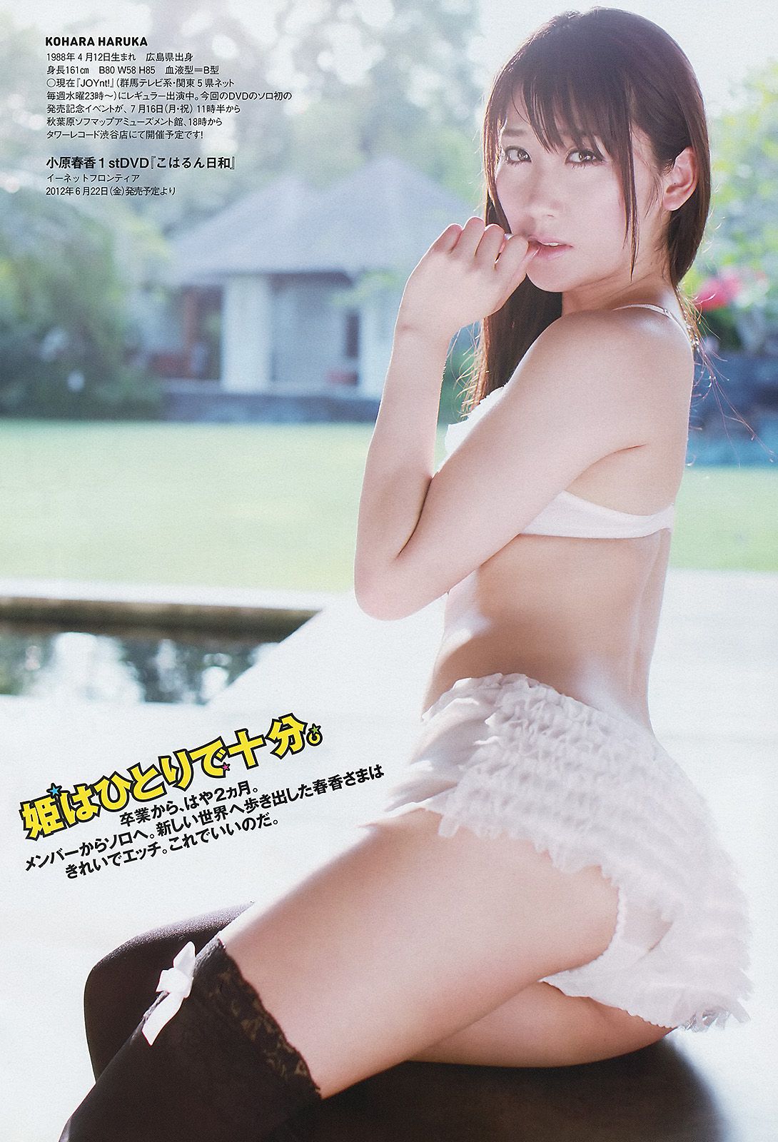 松井玲奈 大場美奈 丸高愛実 小原春香 AKB48 青木爱 香西咲 [Weekly Playboy] 2012年No.25 写真杂志/(48P)