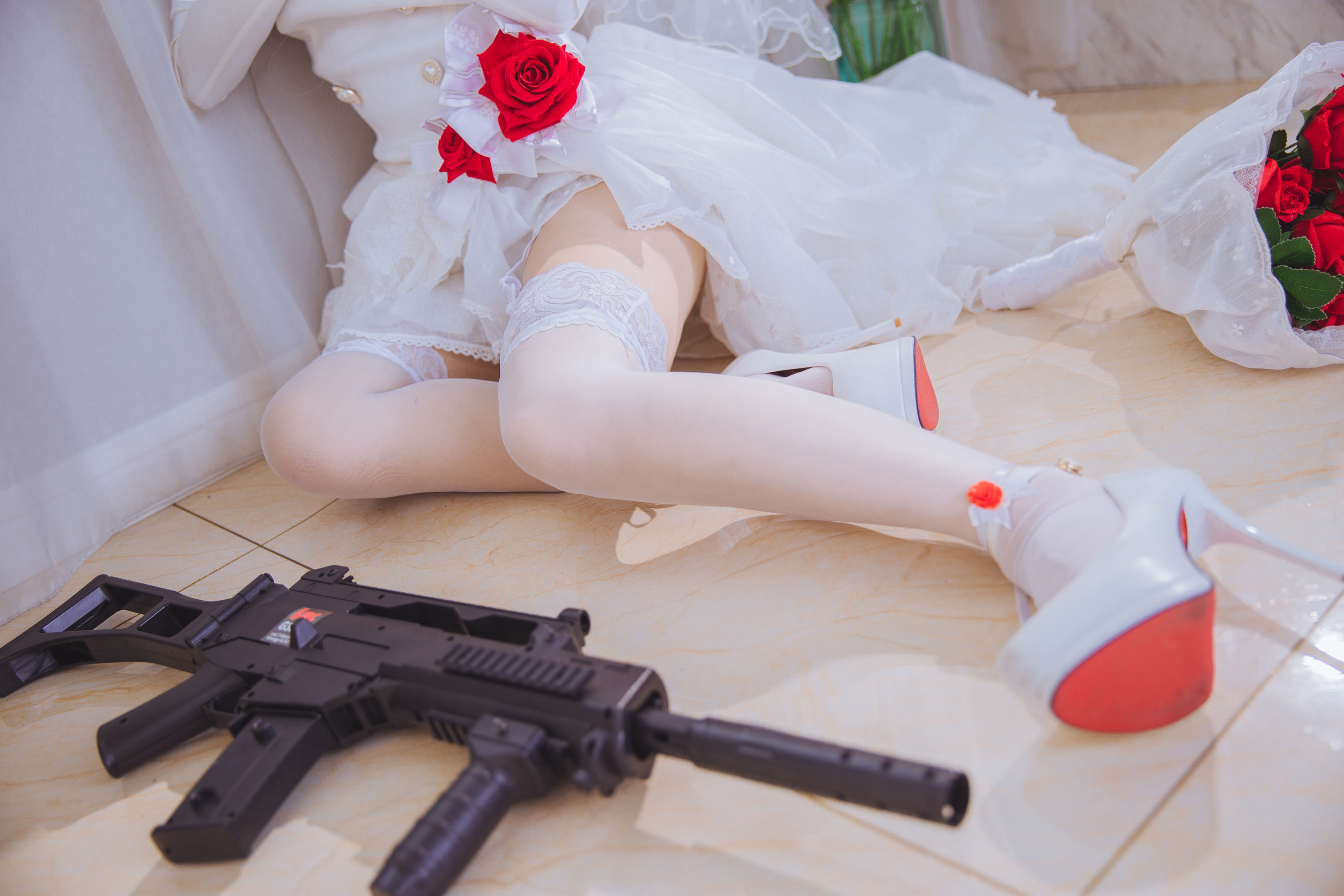 Cosplay日奈娇 g36c 礼服/(40P)