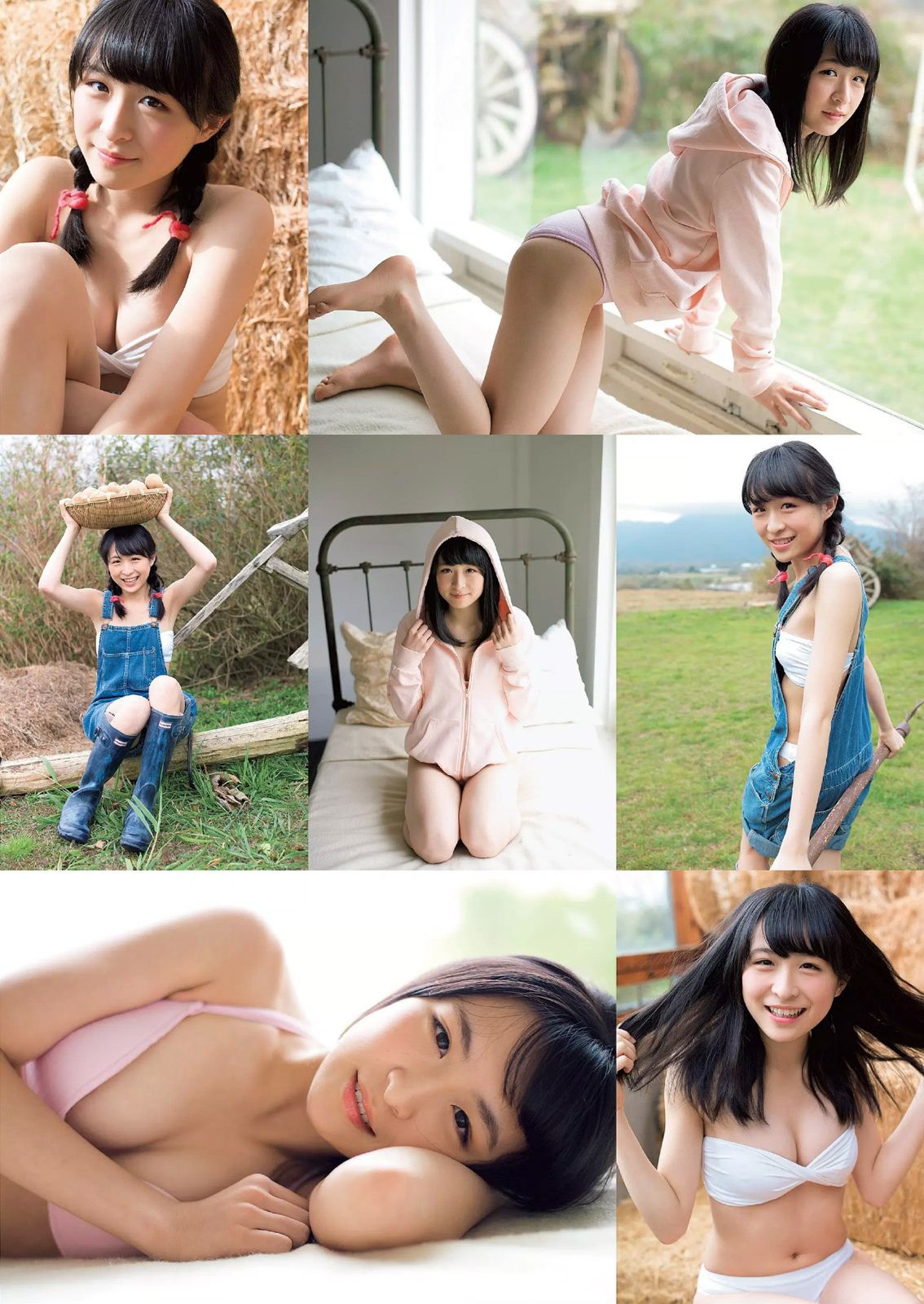 橋本マナミ 澤田夏生 金子栞 川本紗矢 佐々木心音 鈴木真夕 [Weekly Playboy] 2014年No.48 写真杂志/(37P)