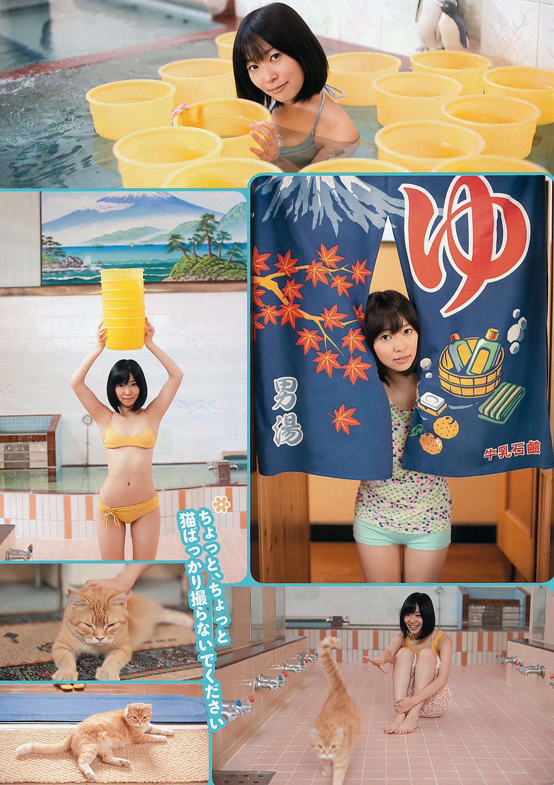 仲村みう 指原莉乃 刈谷友衣子 奥仲麻琴 中村静香 HKT48 [Weekly playboy] 2011年No.48 写真杂志/(38P)