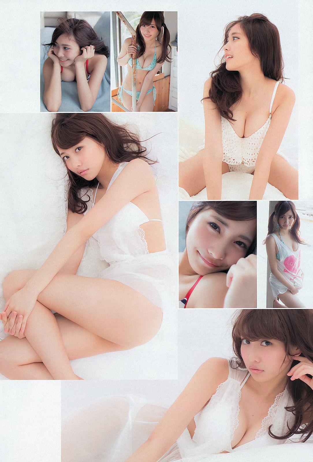 AKB48 鈴木愛理 高松リナ 高部あい 佐野ひなこ ゆうみ [Weekly Playboy] 2013年No.35 写真杂志/(36P)