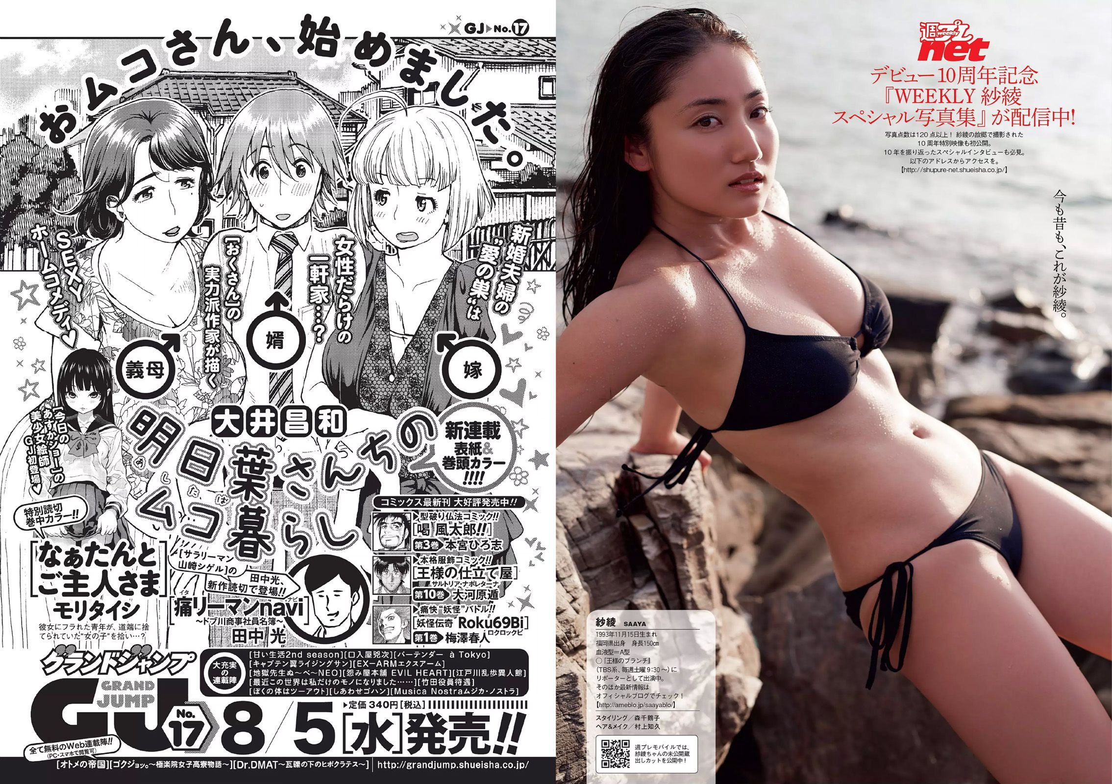 AKB48 三原勇希 松川佑依子 紗綾 岸明日香 松井玲奈 青山ひかる 寺田御子 [Weekly Playboy] 2015年No.33 写真杂志/(32P)