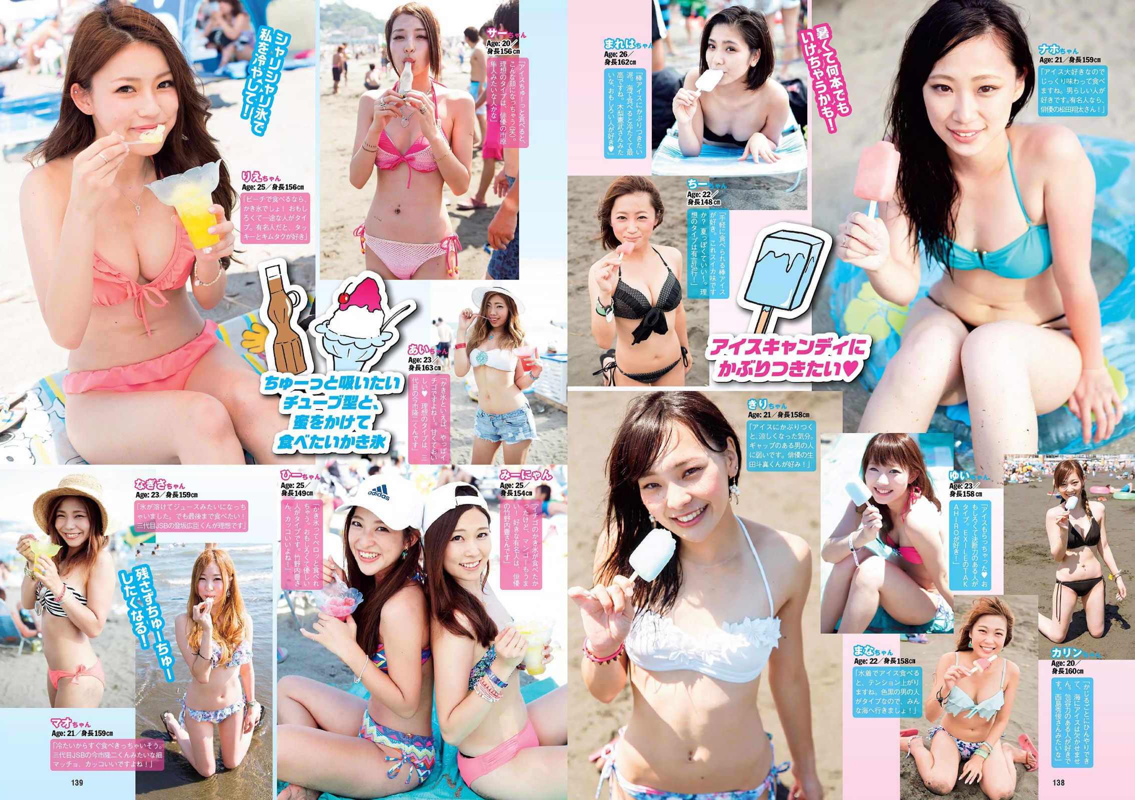 馬場ふみか 佐野千晃 松田るか 浅田舞 坂口佳穂 HAZUKI 菜乃花 葉月ゆめ [Weekly Playboy] 2015年No.37 写真杂志/(36P)