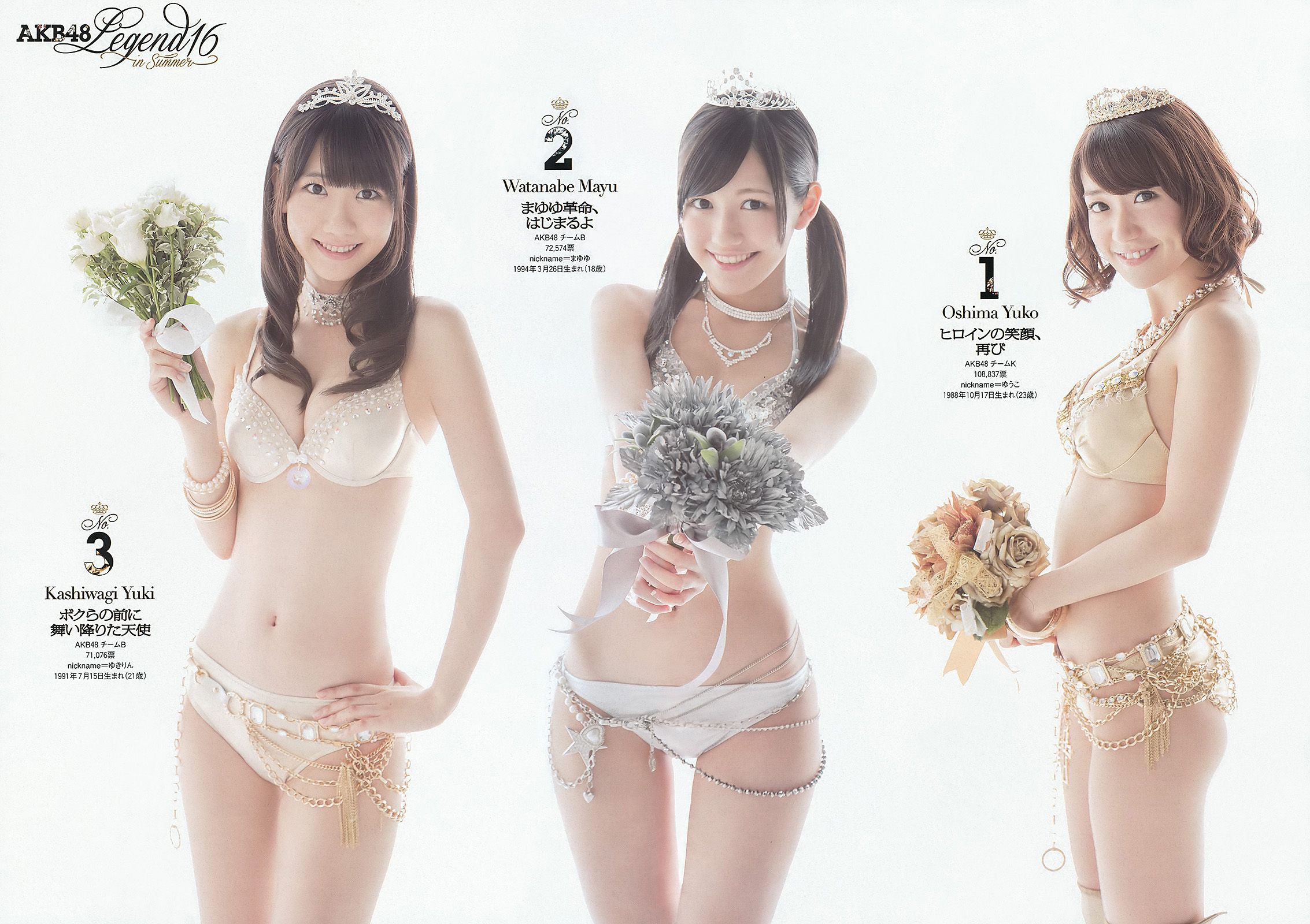 AKB48 篠崎愛 田代さやか 宫﨑宣子 [Weekly Playboy] 2012年No.34-35 写真杂志/(32P)