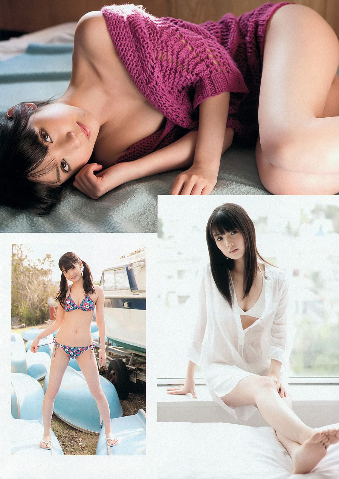 釈由美子 紗綾 上西恵 ラブリ 逢沢りな 道重さゆみ [Weekly Playboy] 2013年No.07 写真杂志/(39P)