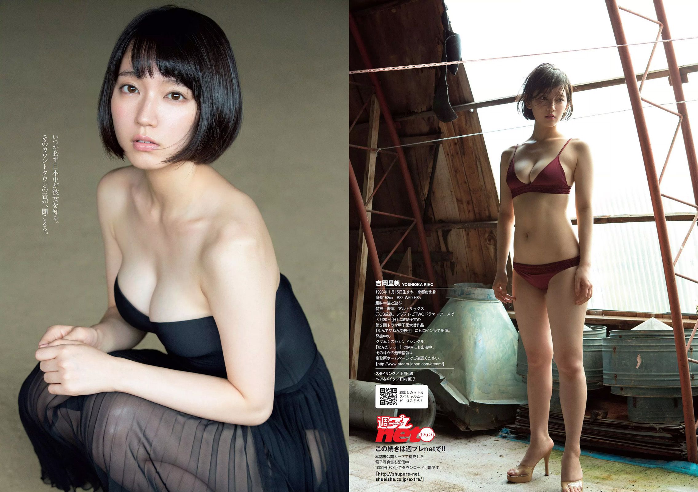 小嶋陽菜 YUNA 吉岡里帆 ダレノガレ明美 小島瑠璃子 紗倉まな [Weekly Playboy] 2015年No.34-35 写真杂志/(32P)