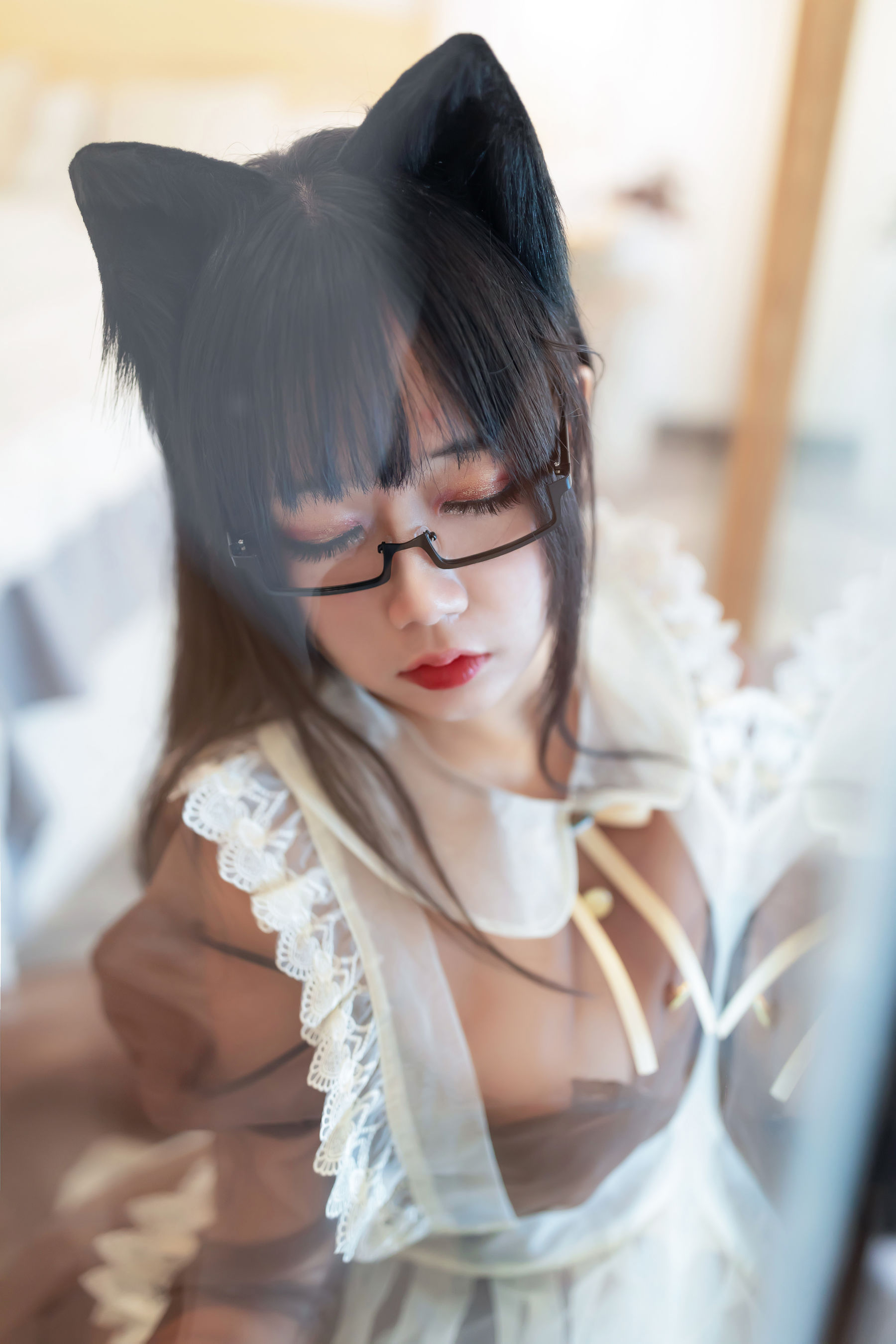 Cosplay日奈娇 透明女仆/(47P)