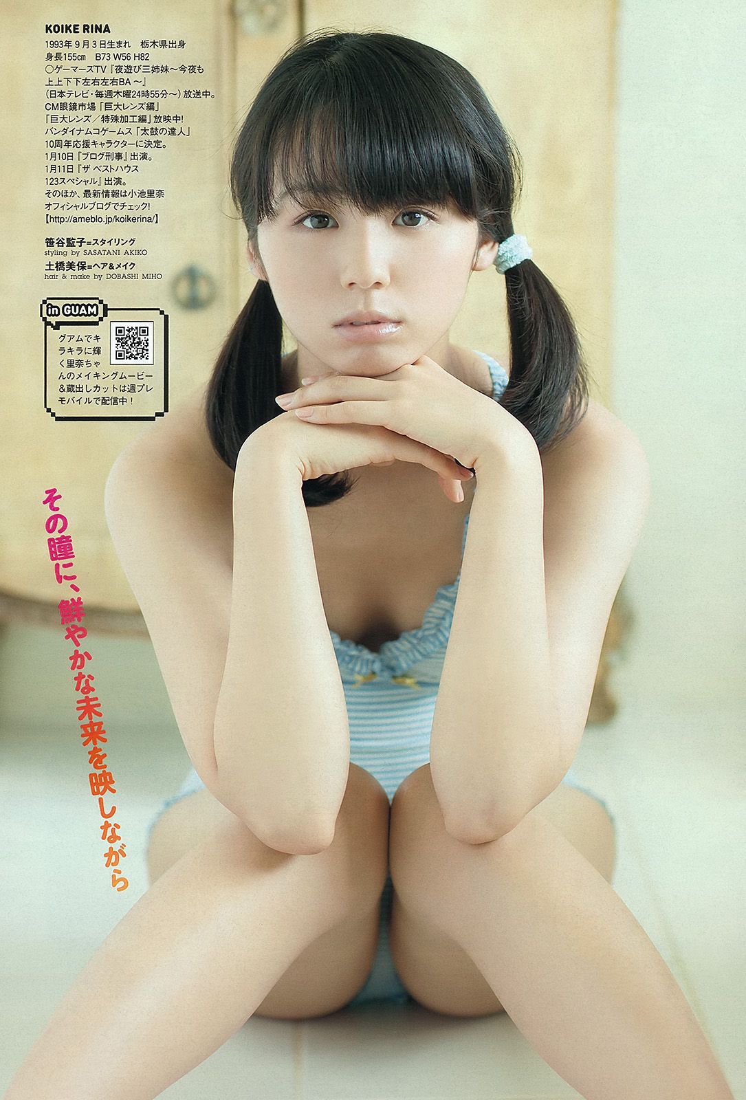 武井咲 高柳明音 鈴木ちなみ 小池里奈 磯山さやか [Weekly Playboy] 2012年No.03-04 写真杂志/(44P)