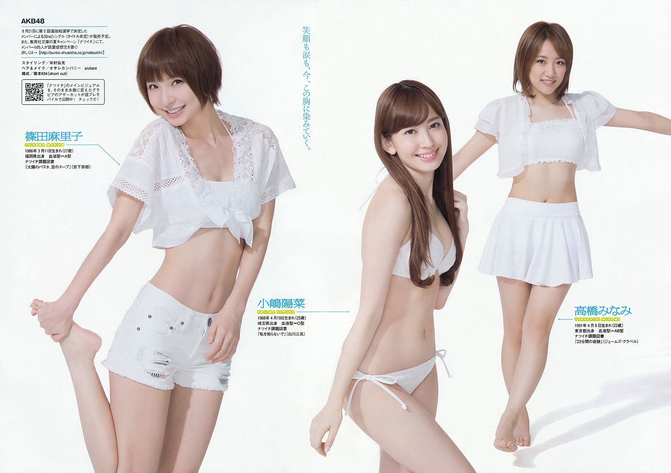 AKB48 岩﨑名美 伊倉愛美 大貫彩香 磯山さやか ヴァニラ 松本明莉 [Weekly Playboy] 2013年No.28 写真杂志/(39P)