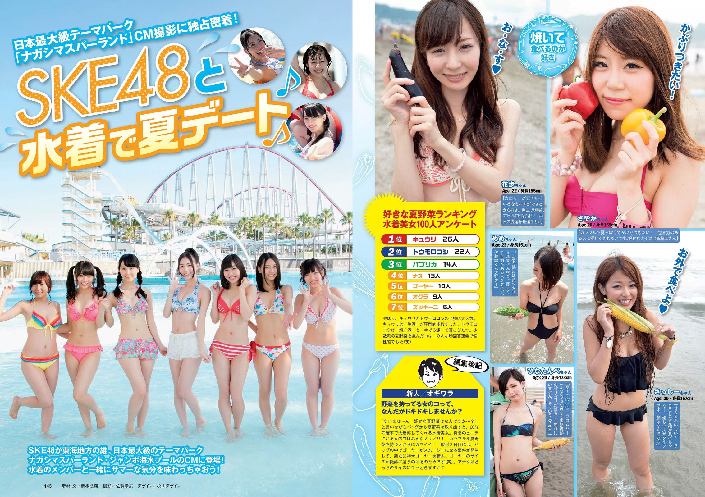 渡辺麻友 杉本有美 石橋杏奈 筧美和子 SKE48 中田彩 葉月ゆめ [Weekly Playboy] 2014年No.36 写真杂志/(31P)