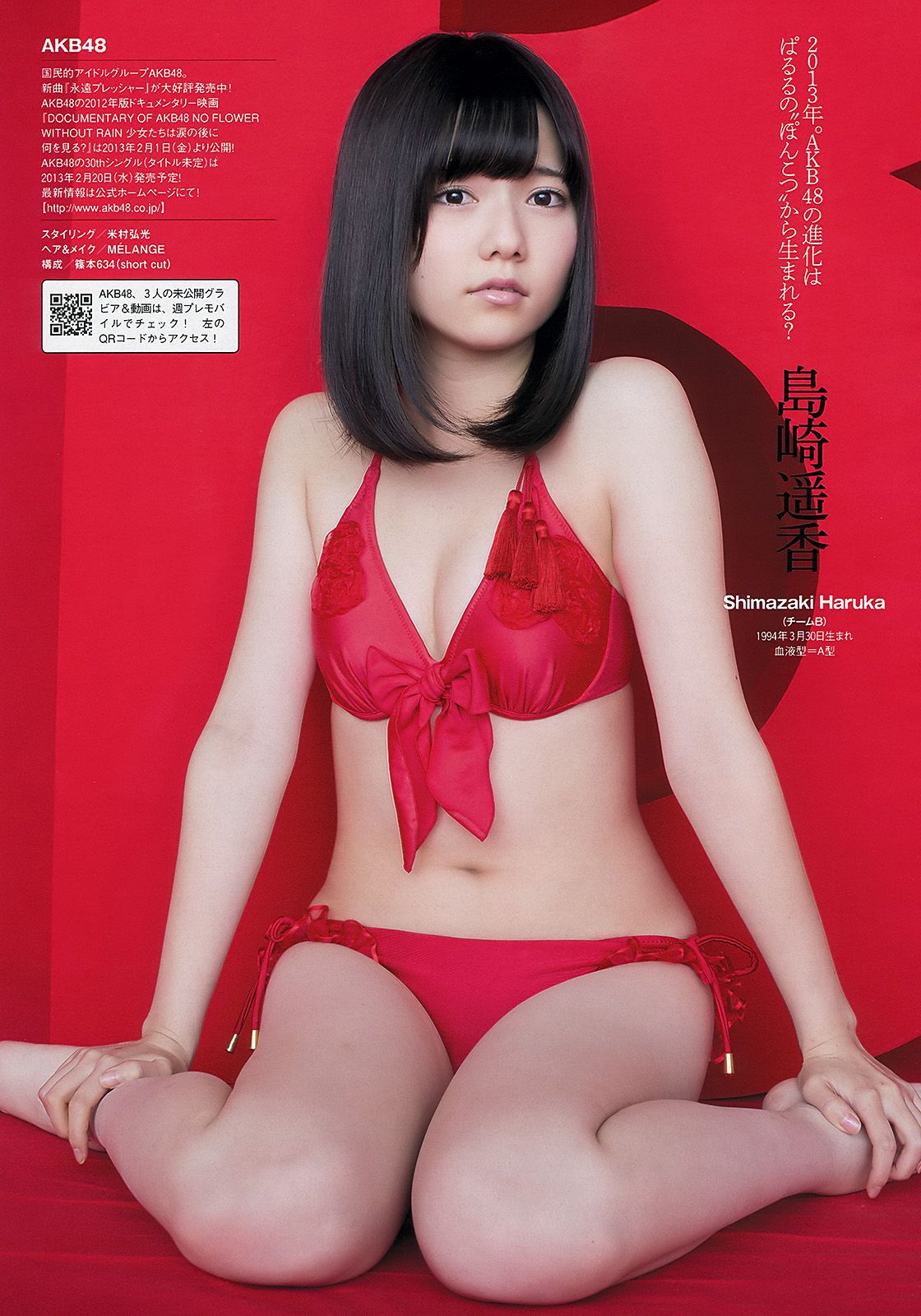 AKB48 芹那 木村文乃 岩﨑名美 杉本有美 壇蜜 金田久美子 穂川果音 [Weekly Playboy] 2013年No.01-02 写真杂志/(45P)