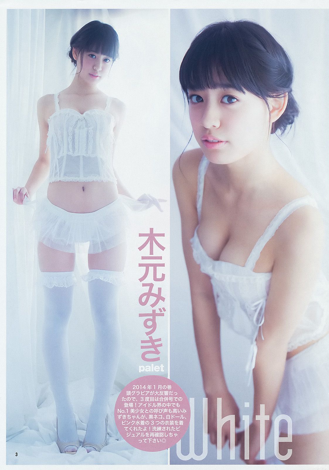 新川優愛 木元みずき 制コレ アルティメット2014 [Weekly Young Jump] 2014年No.21-22写真杂志/(20P)