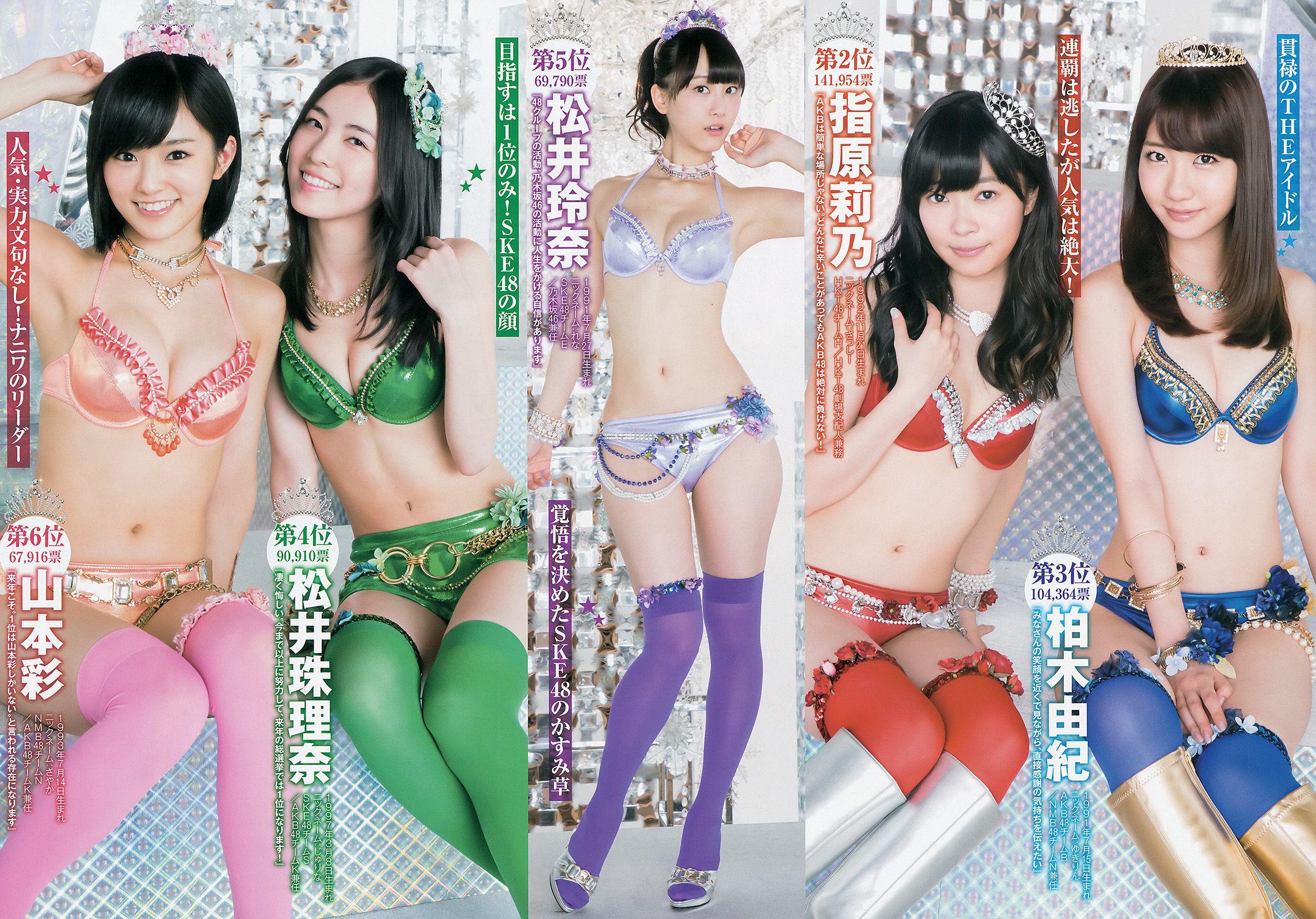 滝口ひかり 木下ひなこ AKB48 おのののか [Weekly Young Jump] 2014年No.38 写真杂志/(18P)